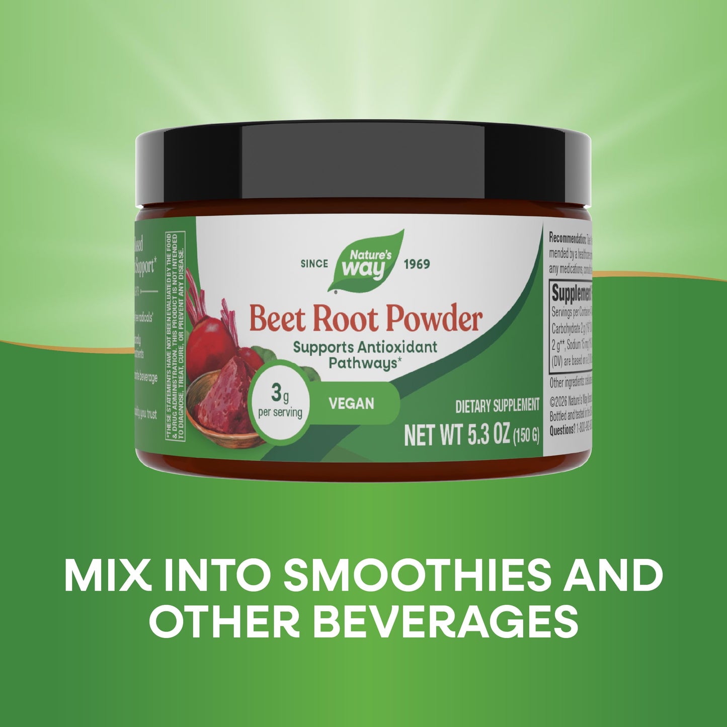 Nature's Way Beet Root Powder, 5 oz
