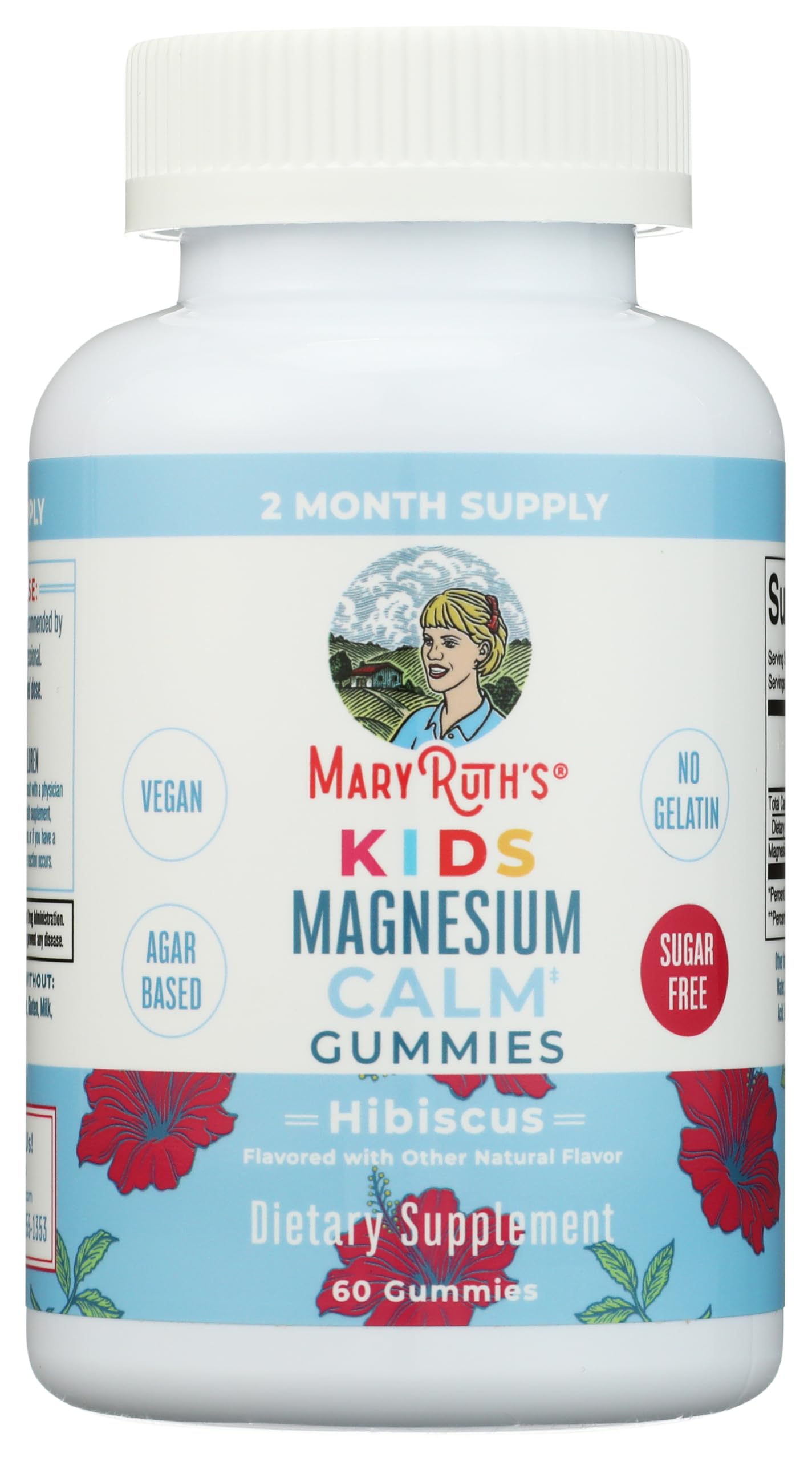 MaryRuth's Kids Magnesium Citrate Gummies, Gummy, 60 Count