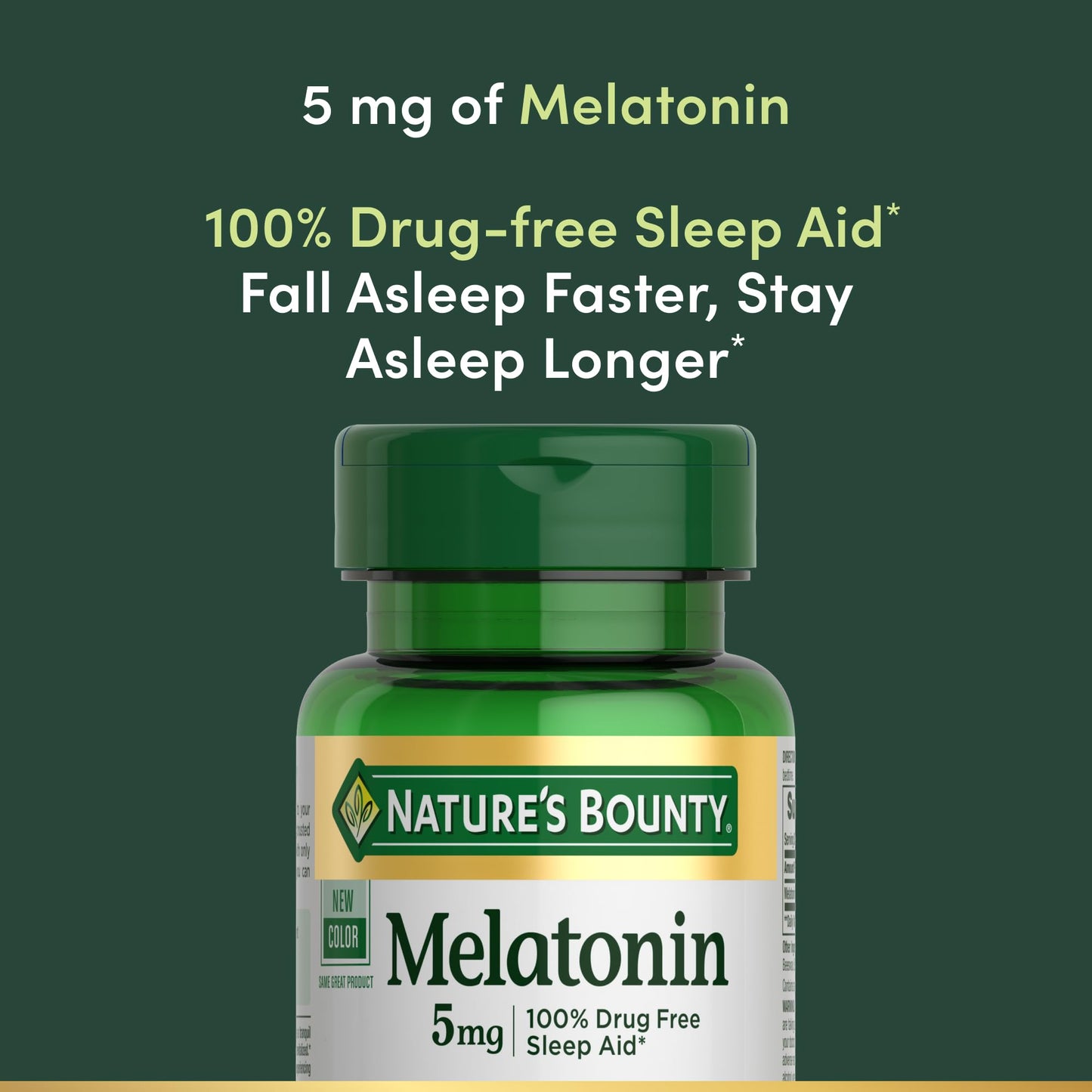 Nature's Bounty Melatonin 5mg Softgels 90-Count