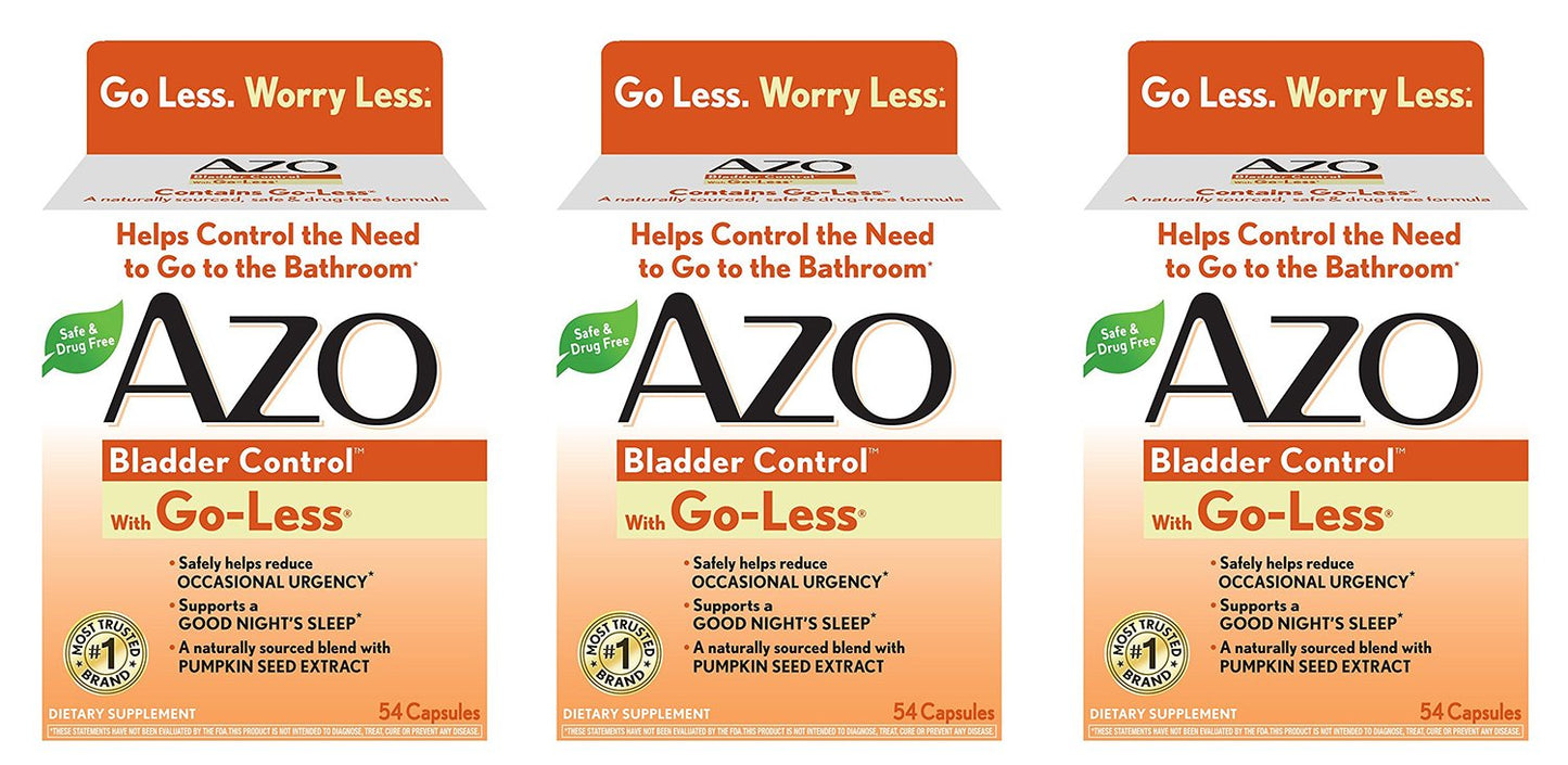 AZO Bladder Control Supplement Capsule 162 Count