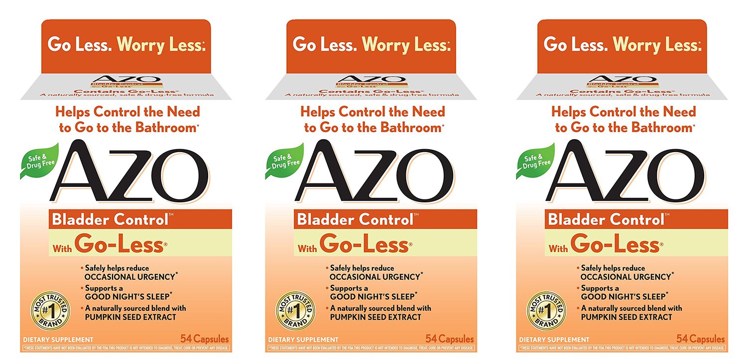 AZO Bladder Control Supplement Capsule 162 Count