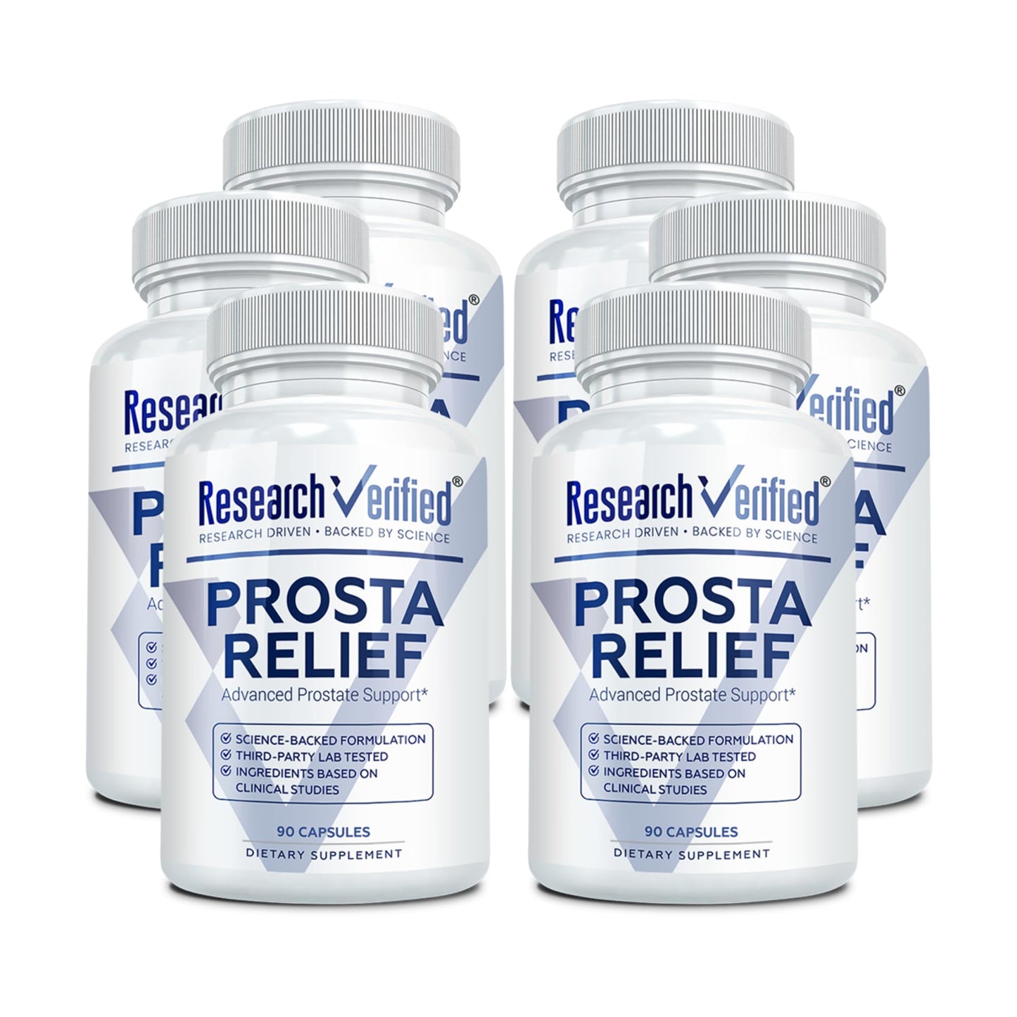 Research Verified Prosta Relief Saw Palmetto and Bioperine Capsules, 540 Count