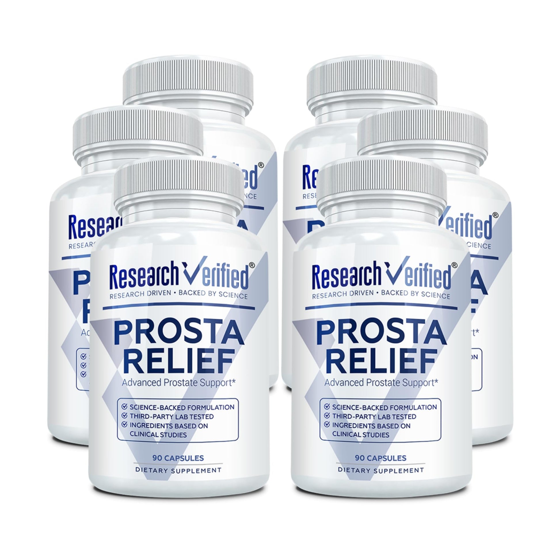 Research Verified Prosta Relief Saw Palmetto and Bioperine Capsules, 540 Count