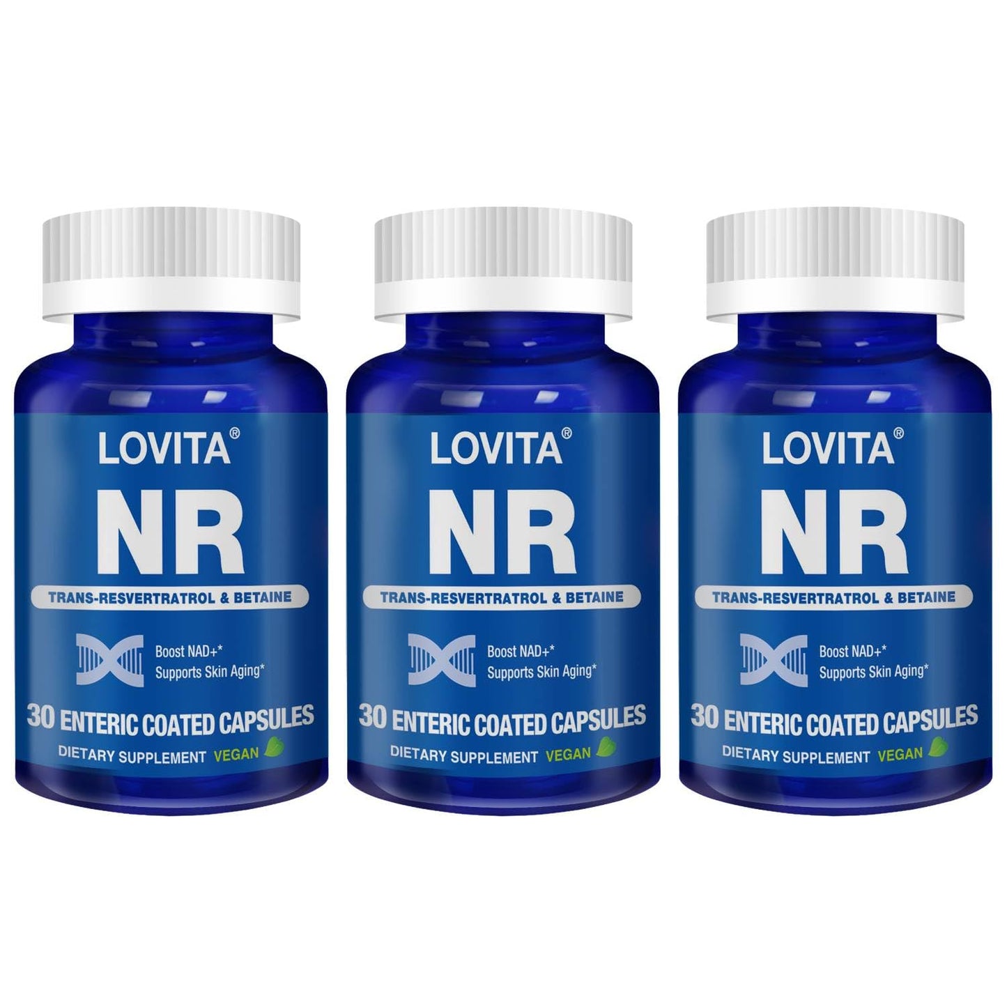 LOVITA NR Nicotinamide Riboside 350 mg Capsule, 90 Count
