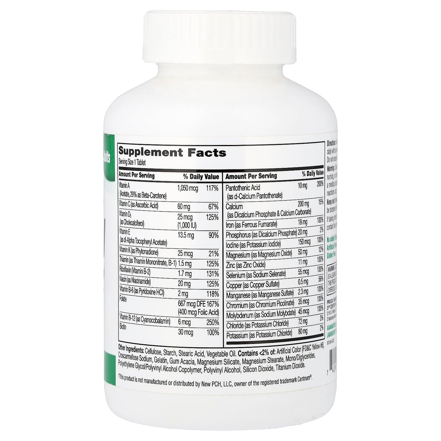 21st Century Vitamins Sentry Multivitamin & Multimineral, 300 Tablets