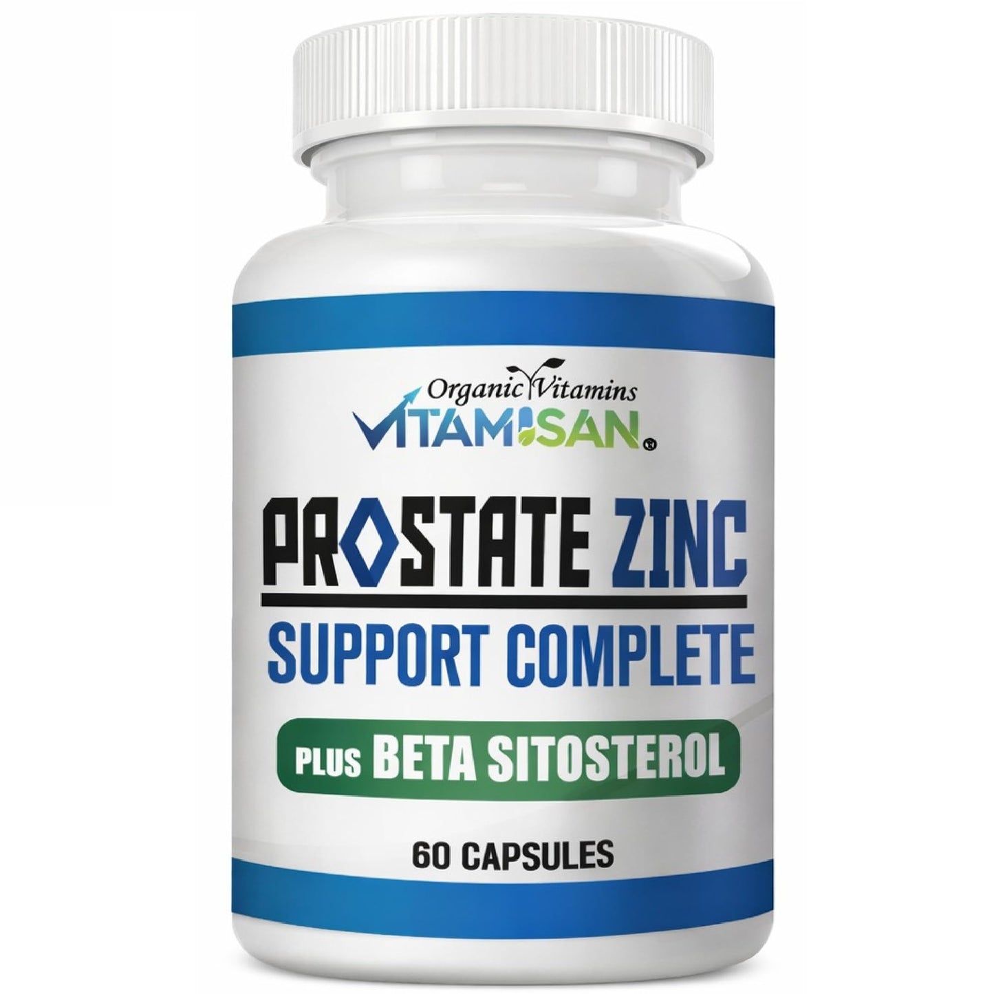 VITAMISAN Prosta Zinc Support Capsules for Men, 120 Count