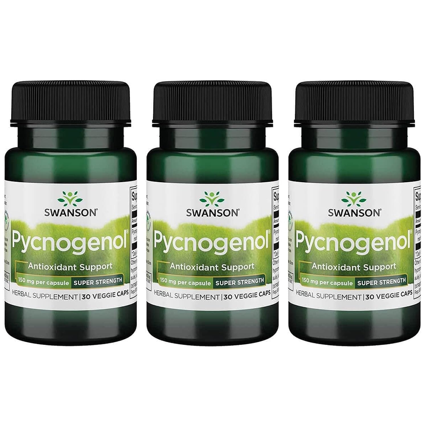 Swanson Pycnogenol Super Strength 150 mg Capsule, 90 Count