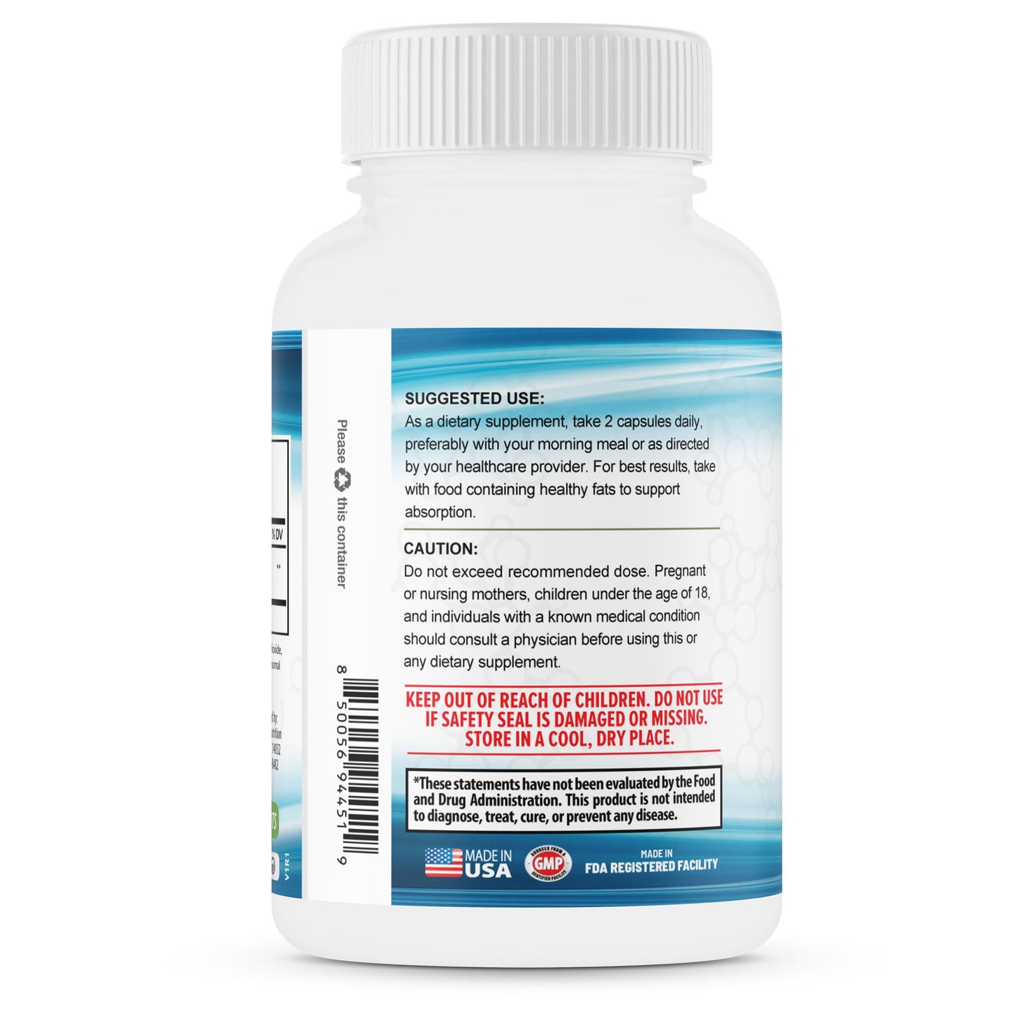 TerraForm Nutrition NMNH Dihydronicotinamide Mononucleotide 1000mg Capsule 1 Count