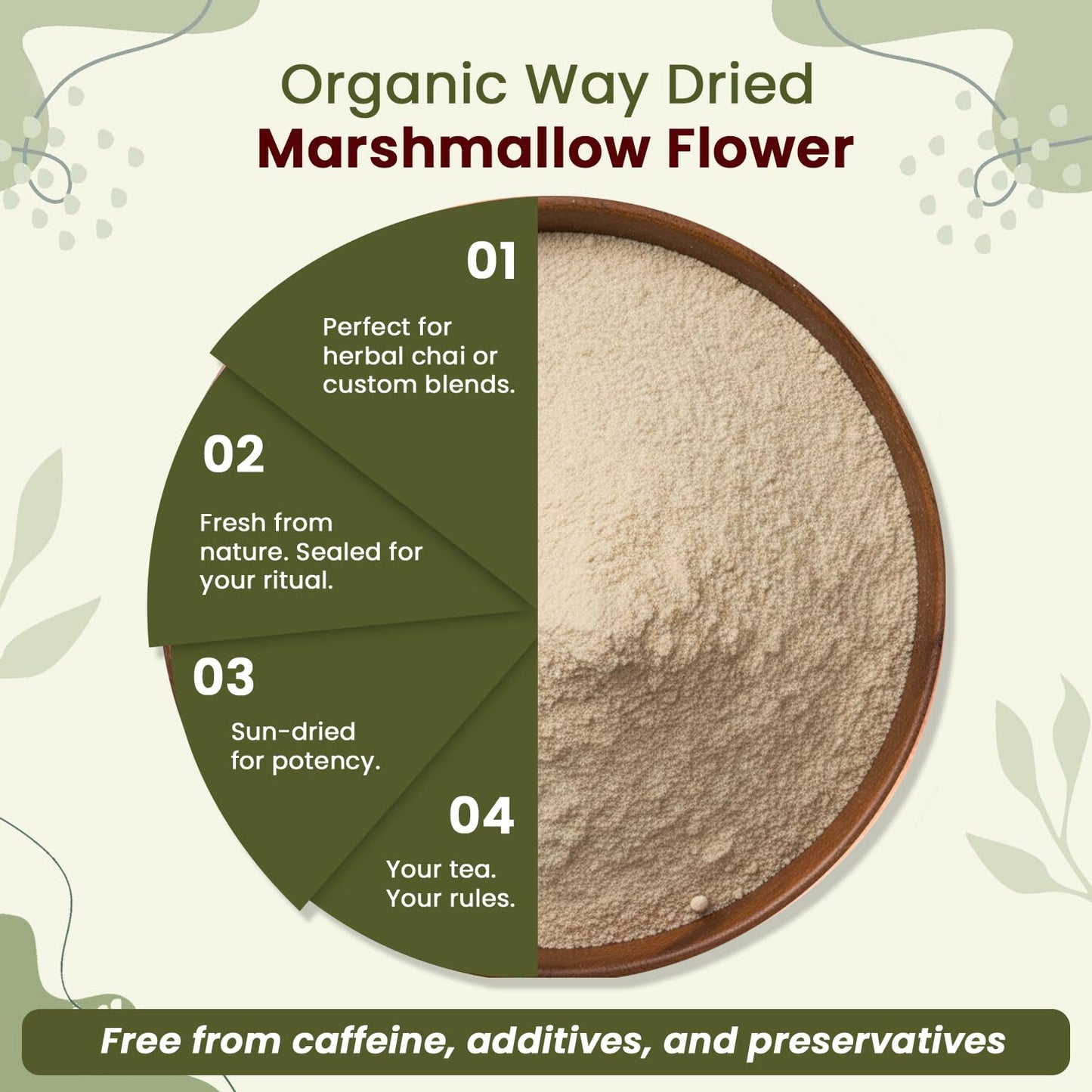 Organic Way Marshmallow Root Powder 8 Oz