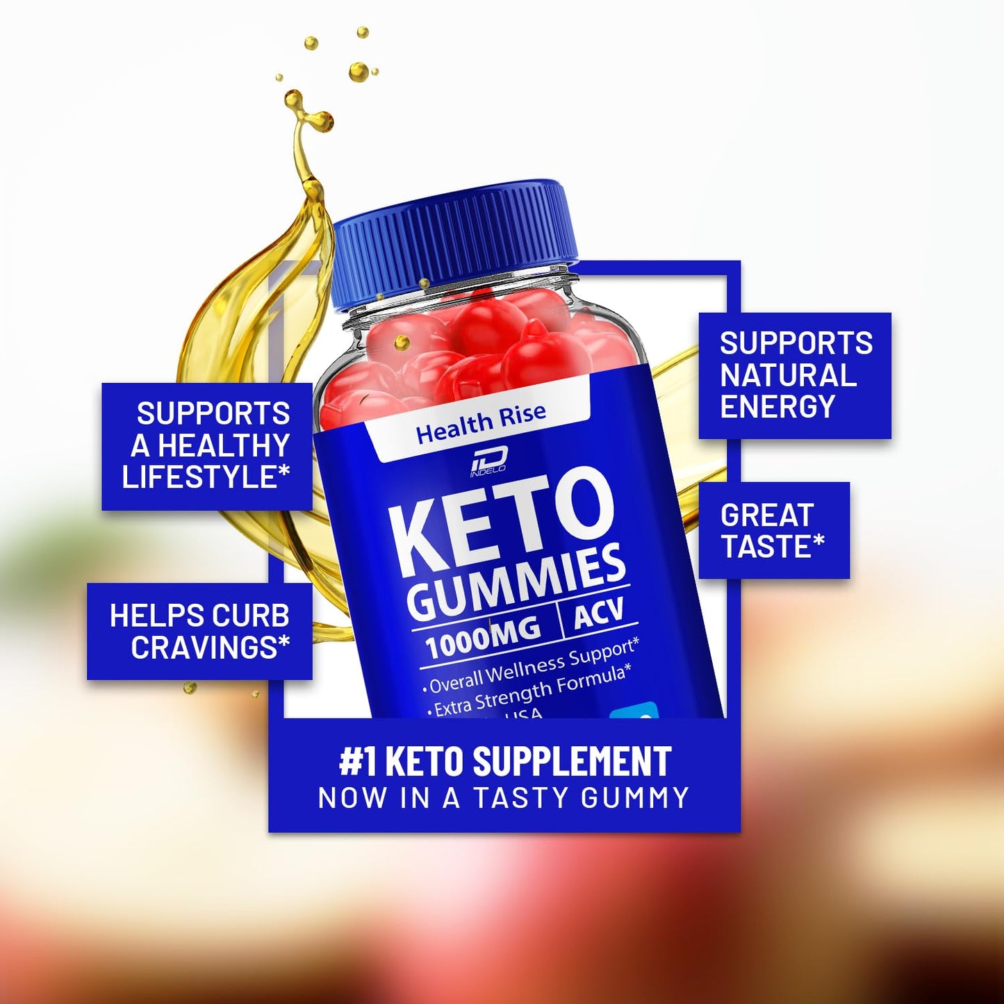 Indelo Health Rise ACV Gummies 60 Gummies