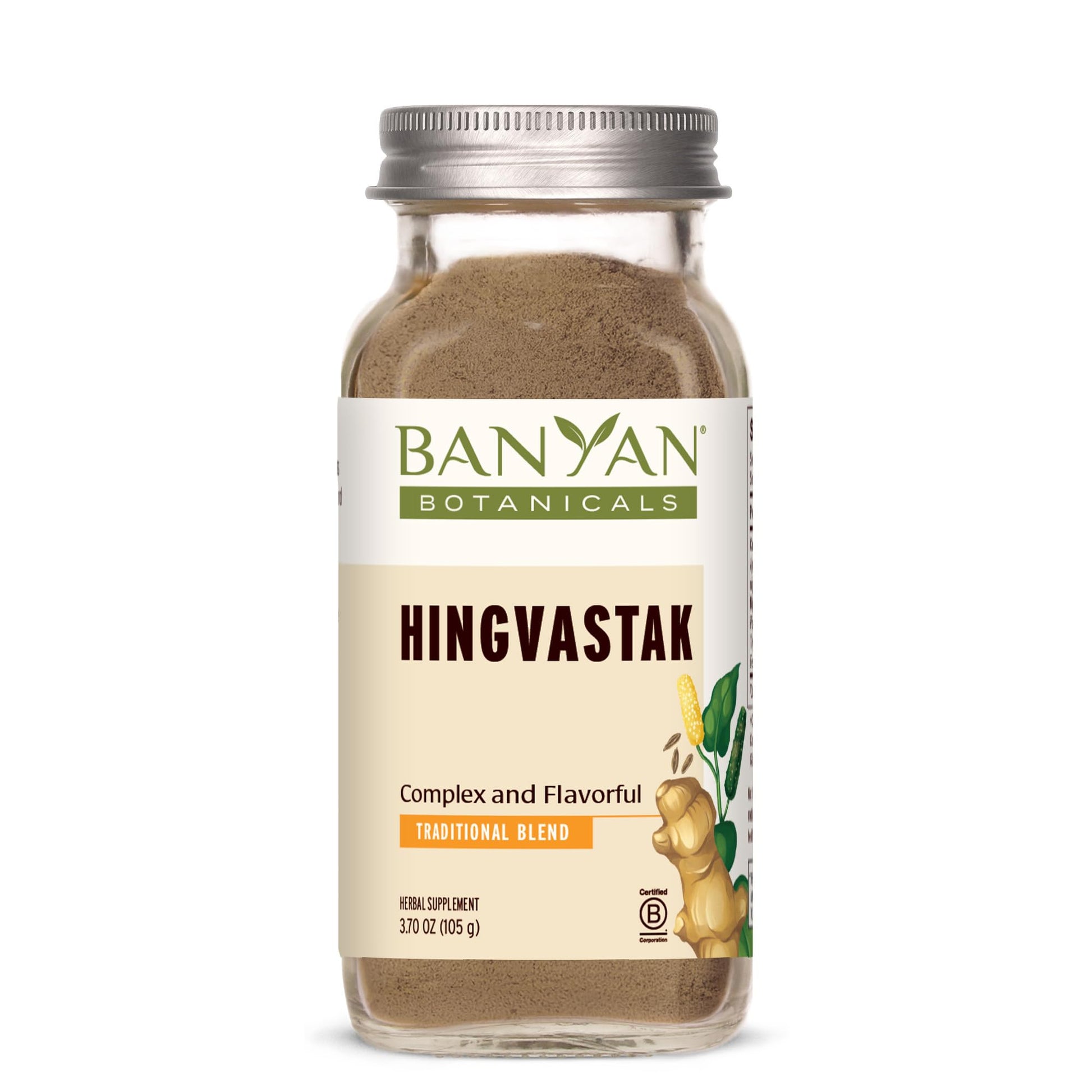 Banyan Botanicals Hingvastak Powder 2.8 Ounce