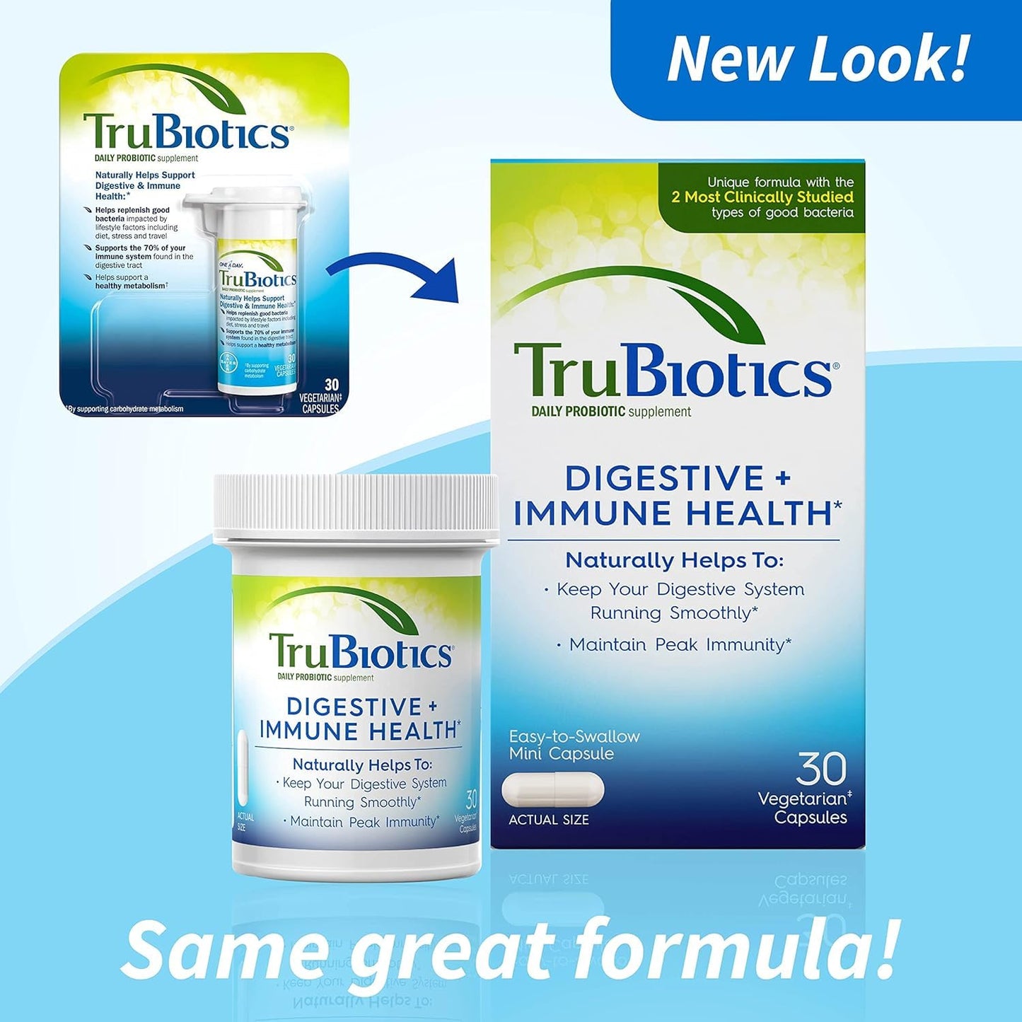 ONE A DAY TRUBIOTICS Daily PROBIOTIC Capsules 30 Count