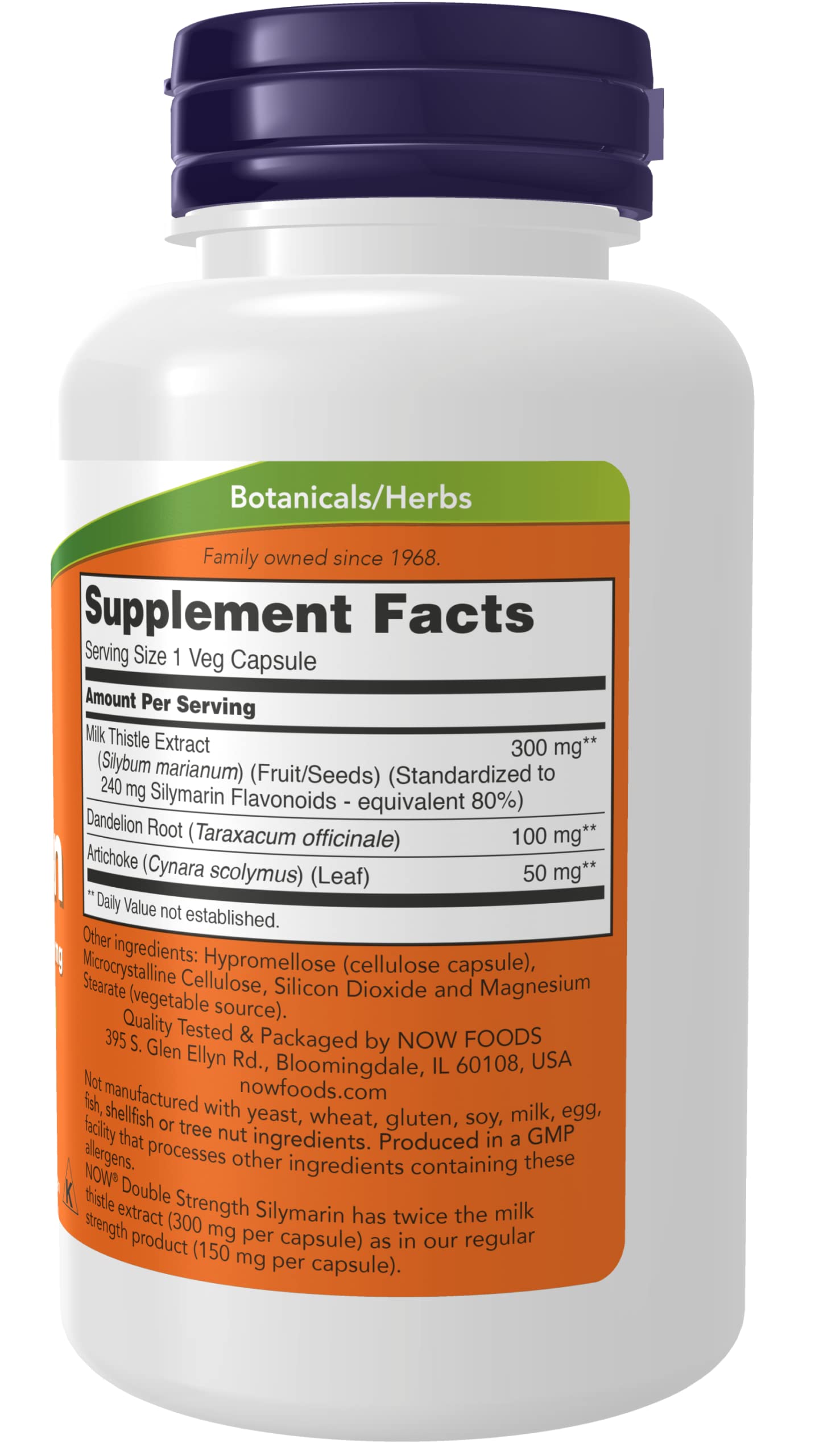 NOW Foods Silymarin 300mg Capsule 2 Count