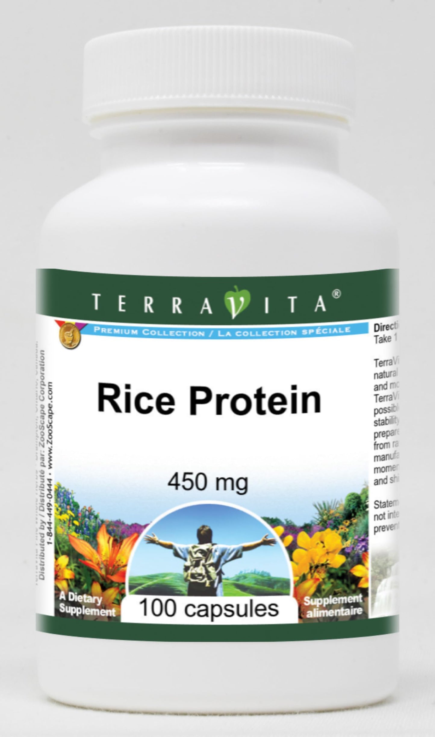 Terravita Rice Protein Capsules 300 Count