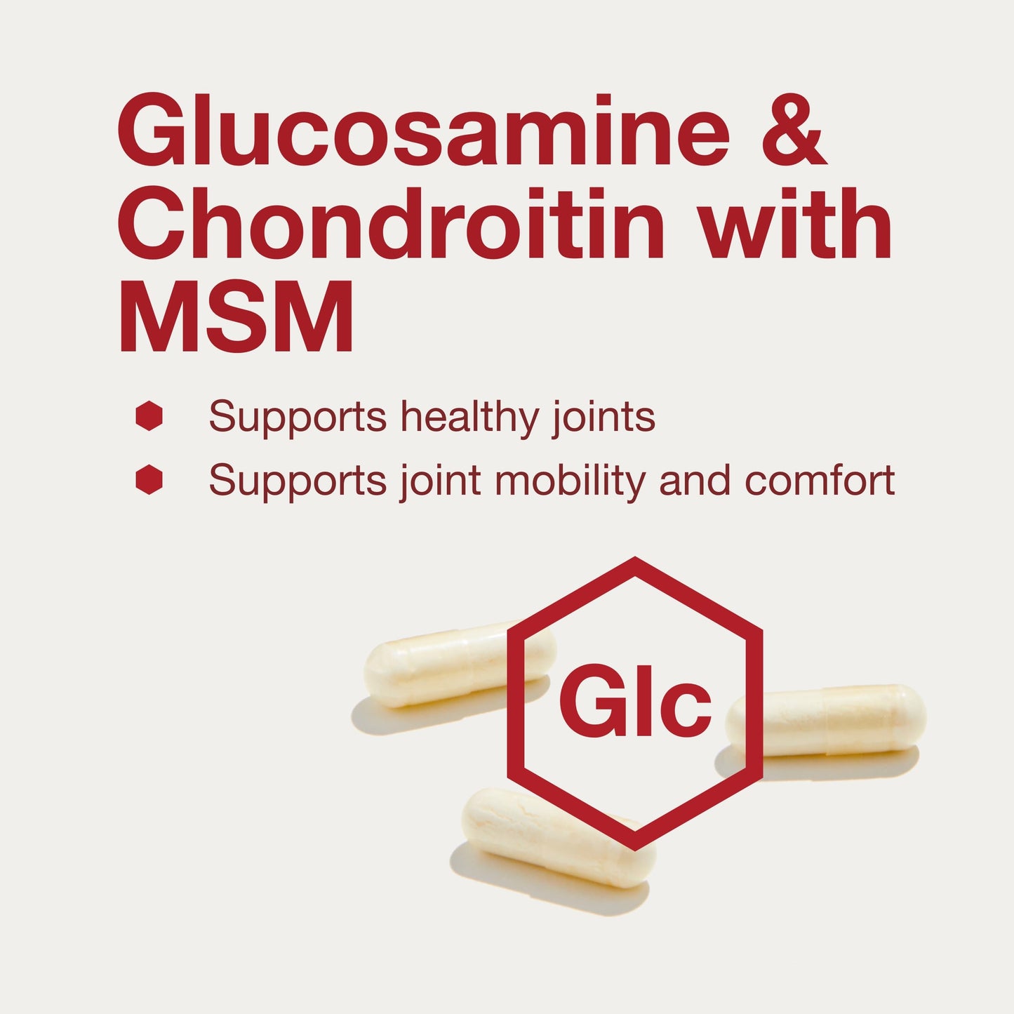 PROTOCOL FOR LIFE BALANCE Glucosamine & Chondroitin with MSM Joint Support Capsules 180 Count