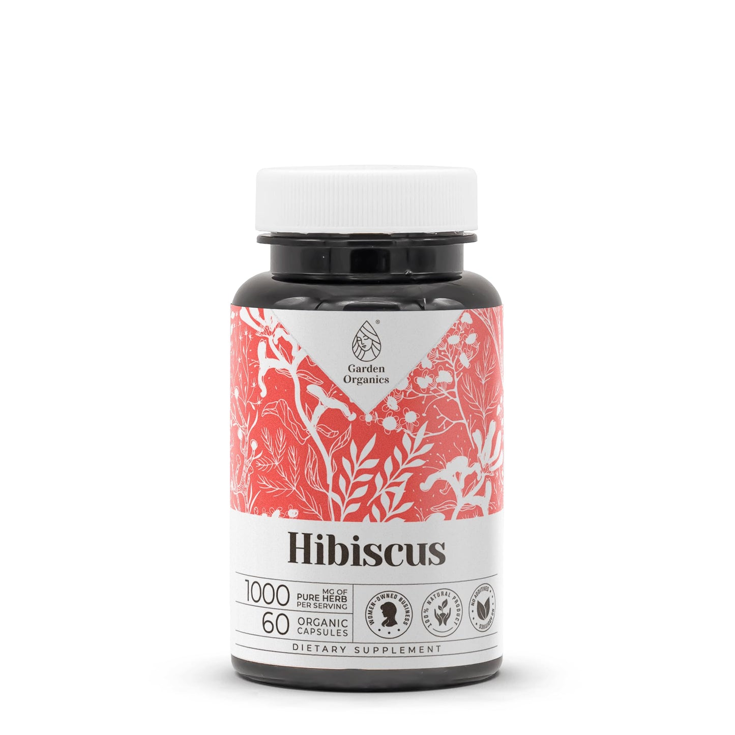 Garden Organics Hibiscus Capsules 60 Count