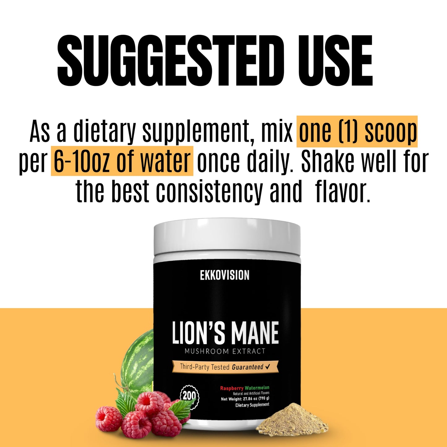 Ekkovision Lions Mane Powder, 14.81 Ounce