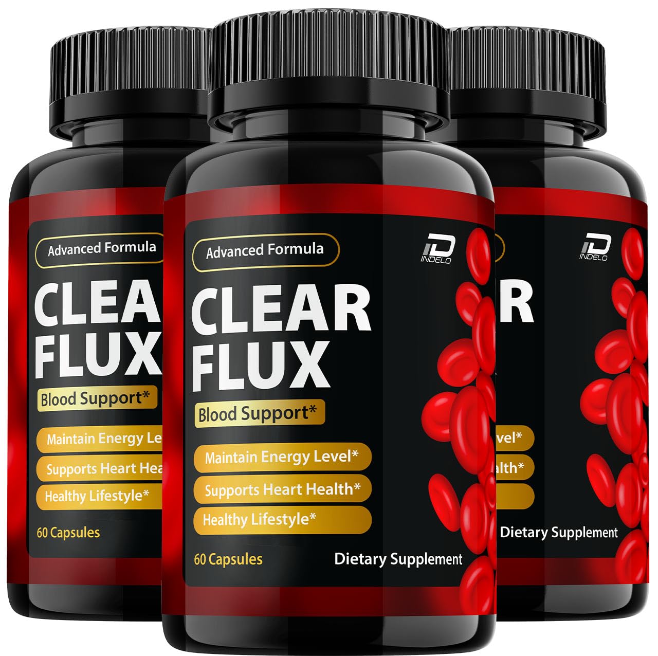Indelo Clear Flux Capsules 180 Capsules