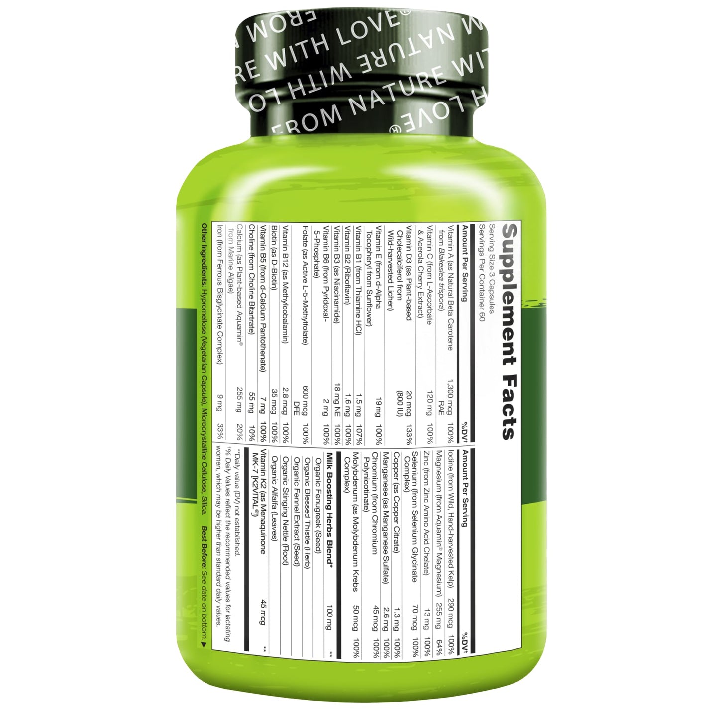 NATURELO Postnatal Multivitamin Capsule 180 Capsules