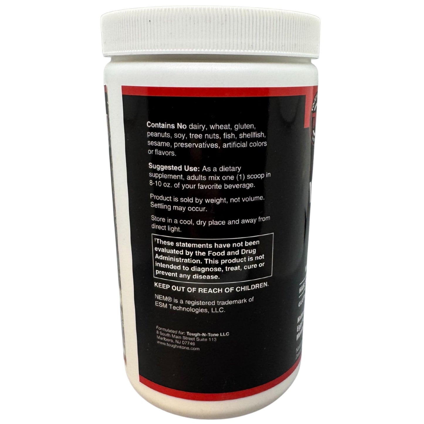 TOUGH-N-TONE Premium Grade Vegetarian Collagen Powder 286