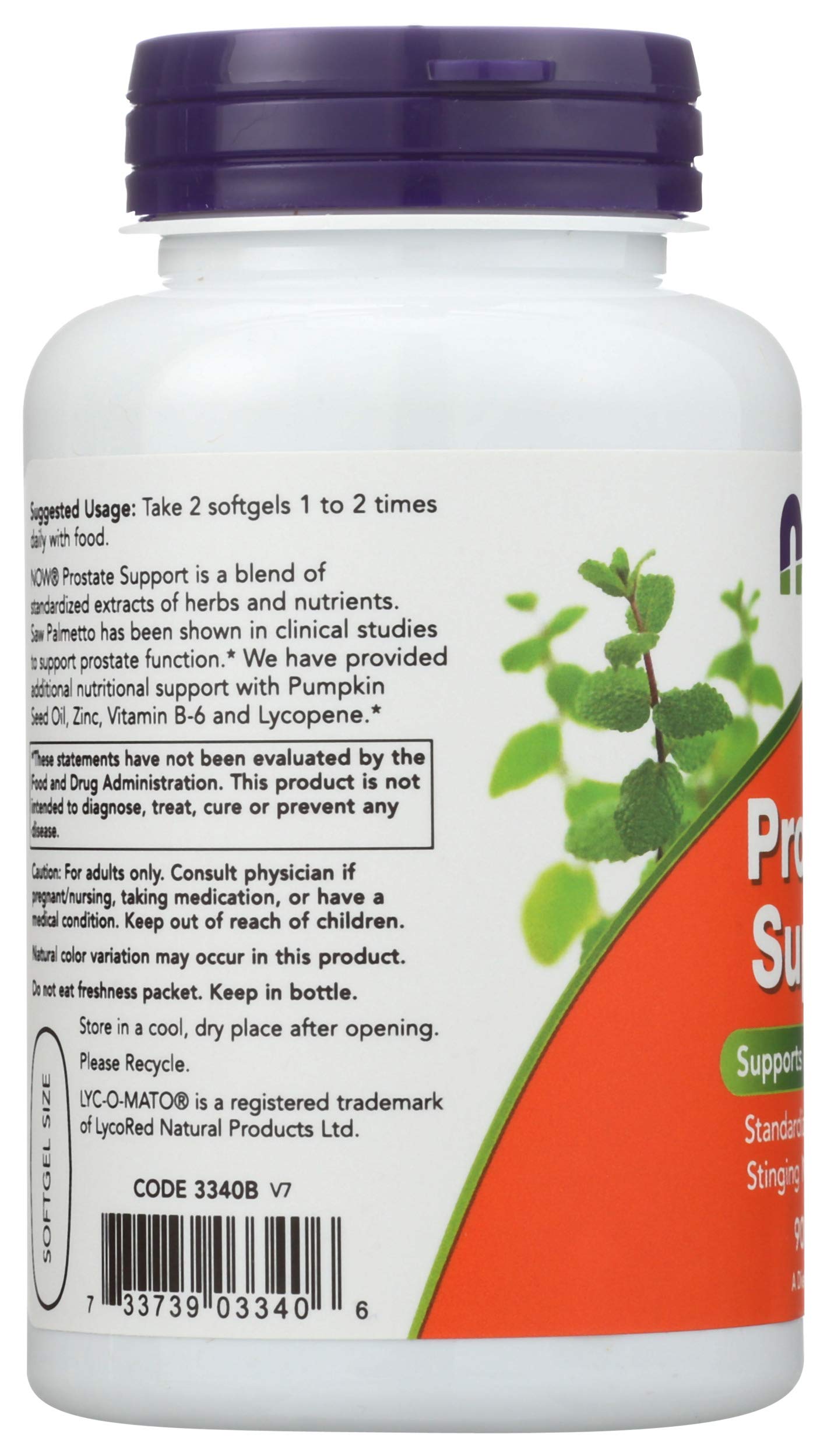 NOW Foods Prostate Support Capsule 90 Count