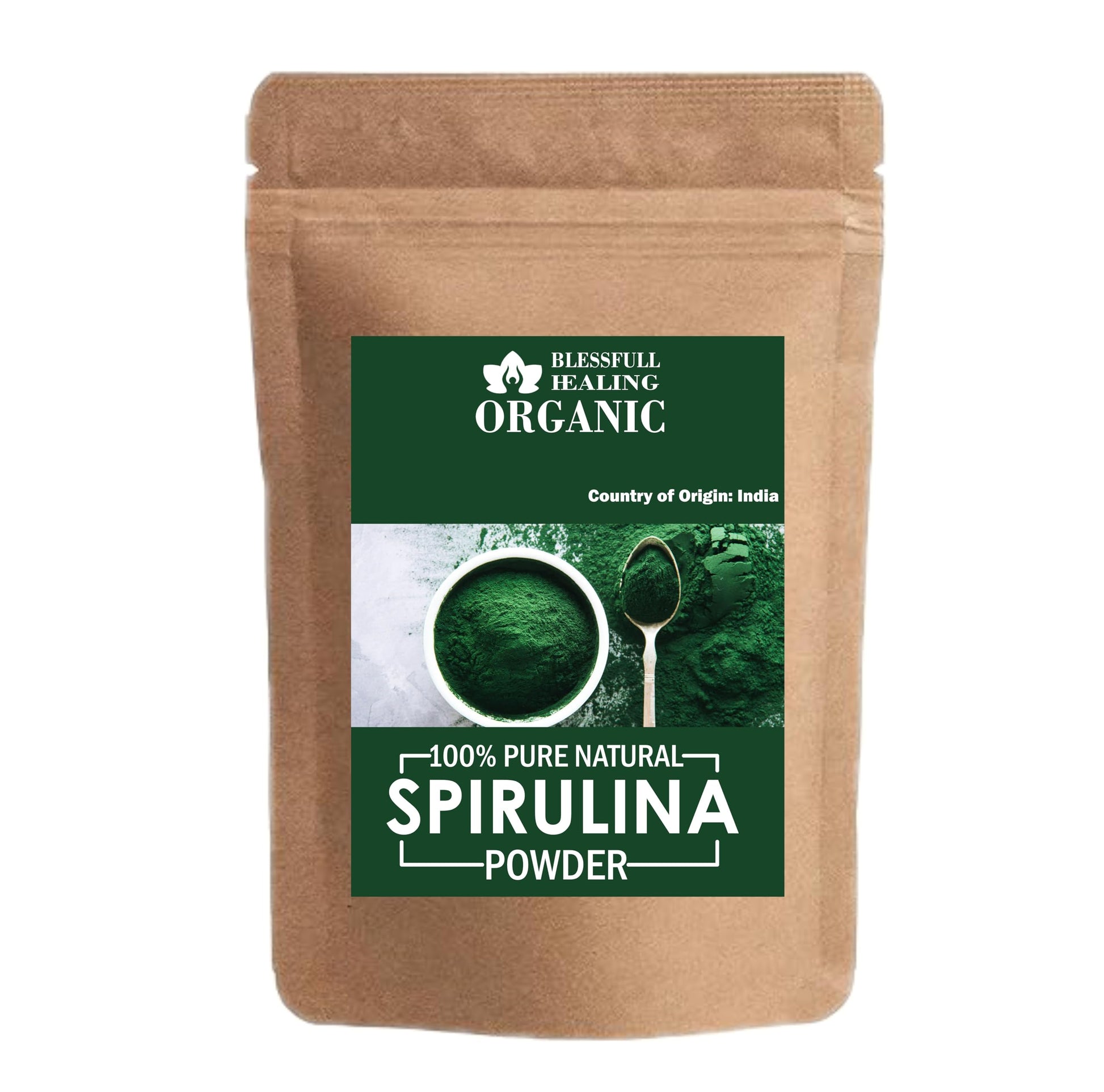 Blessfull Healing Organic Spirulina Powder 7.05 oz