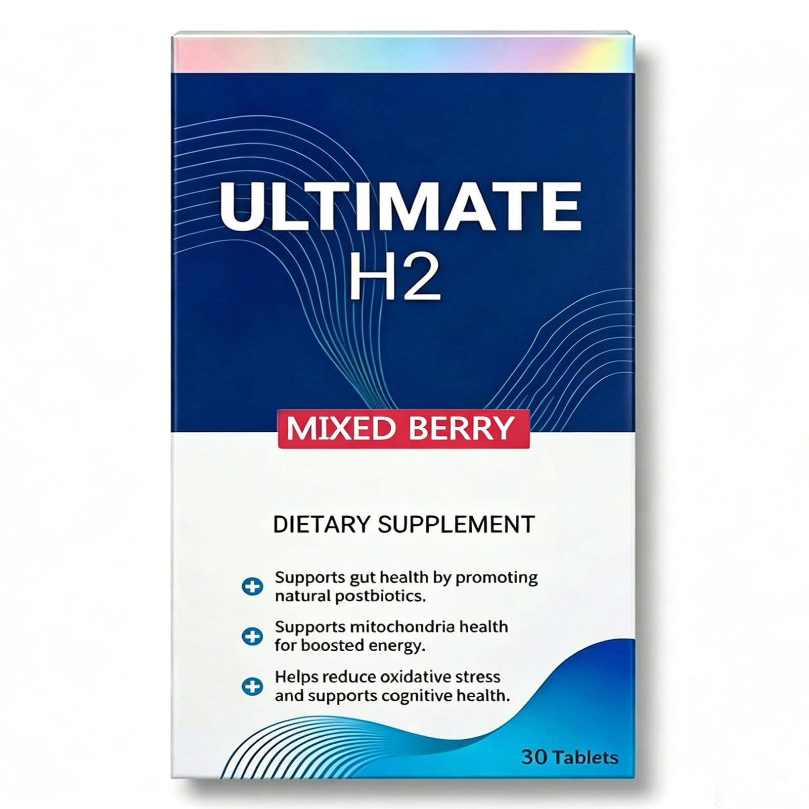 Purenyx Ultimate H2 Hydrogen Softgels with Magnesium & Vitamin B12, Antioxidant & Cellular Health Support, Mixed Berry Flavor, 30 Count