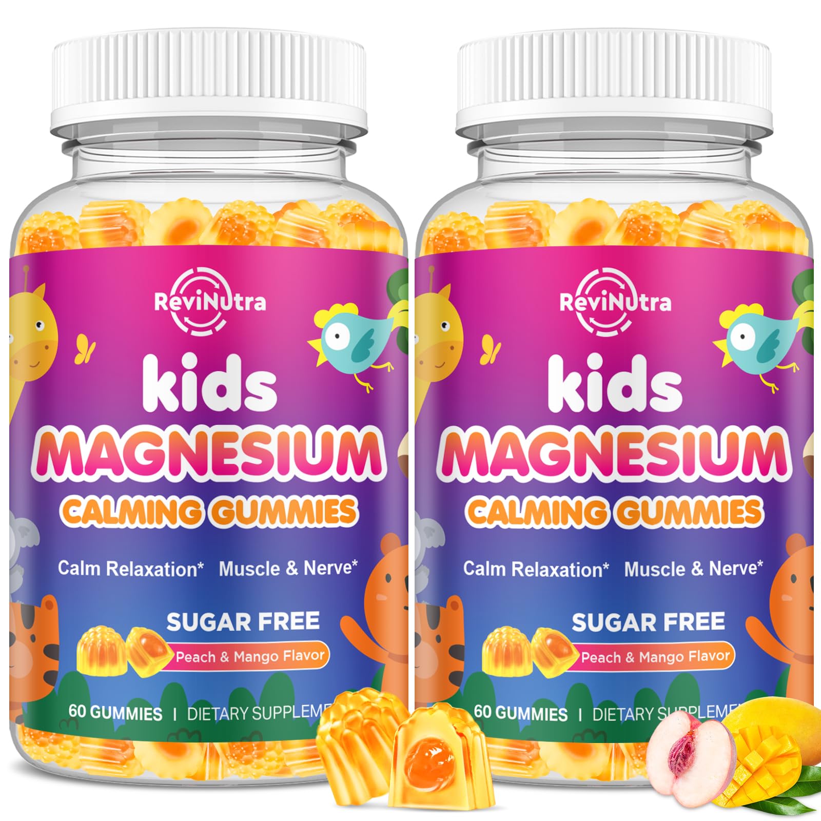 ReviNutra Magnesium Glycinate Gummies 120 Gummies