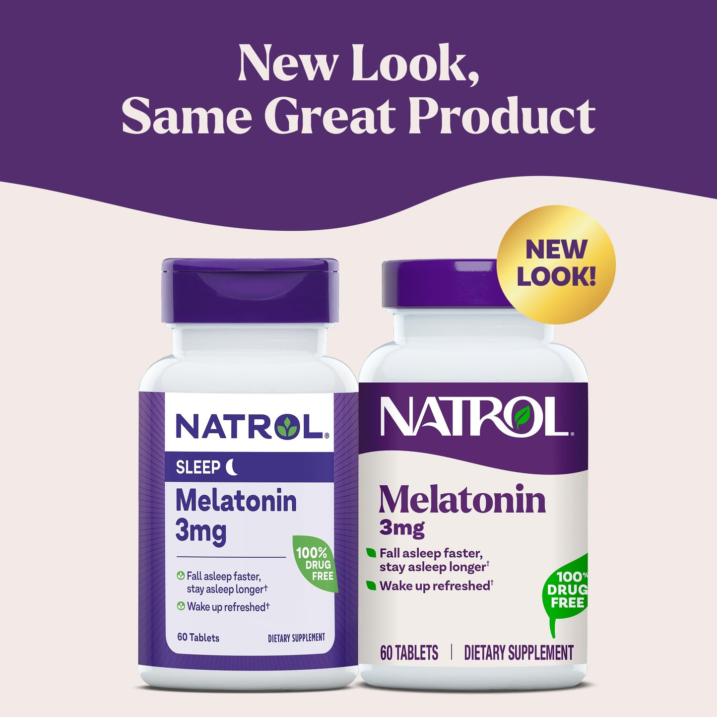 Natrol Melatonin 3 mg Tablet, 60 Tablets