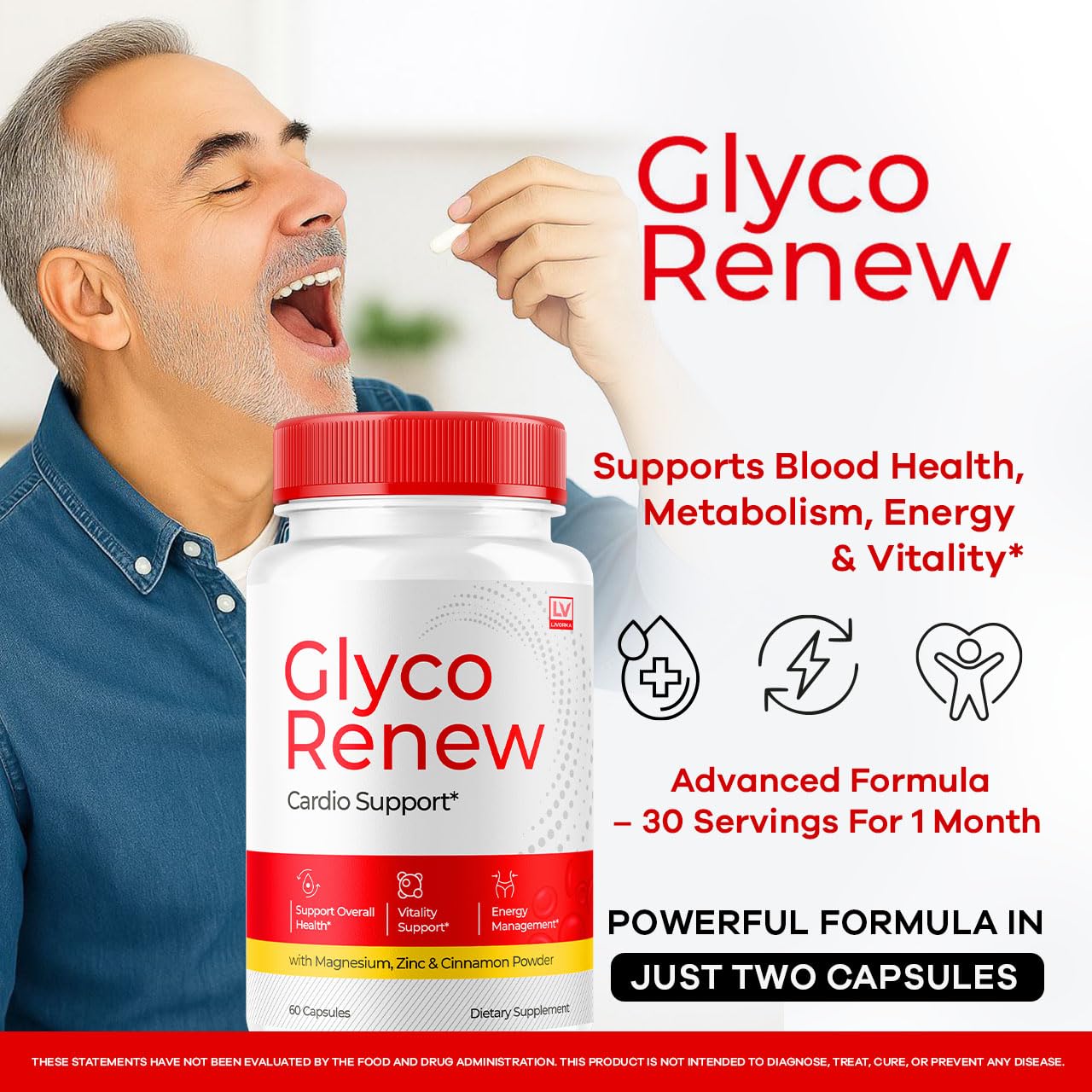 LIVORKA Glyco Renew Capsules 300 Count