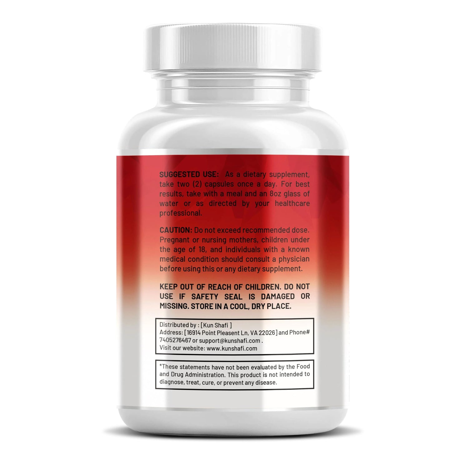 Kun Shafi COQ10 250mg, Red Yeast Rice, Omega-3, PQQ, Nattokinase, Resveratrol & More – Heart & Cardiovascular Support Supplement, 60 Capsules