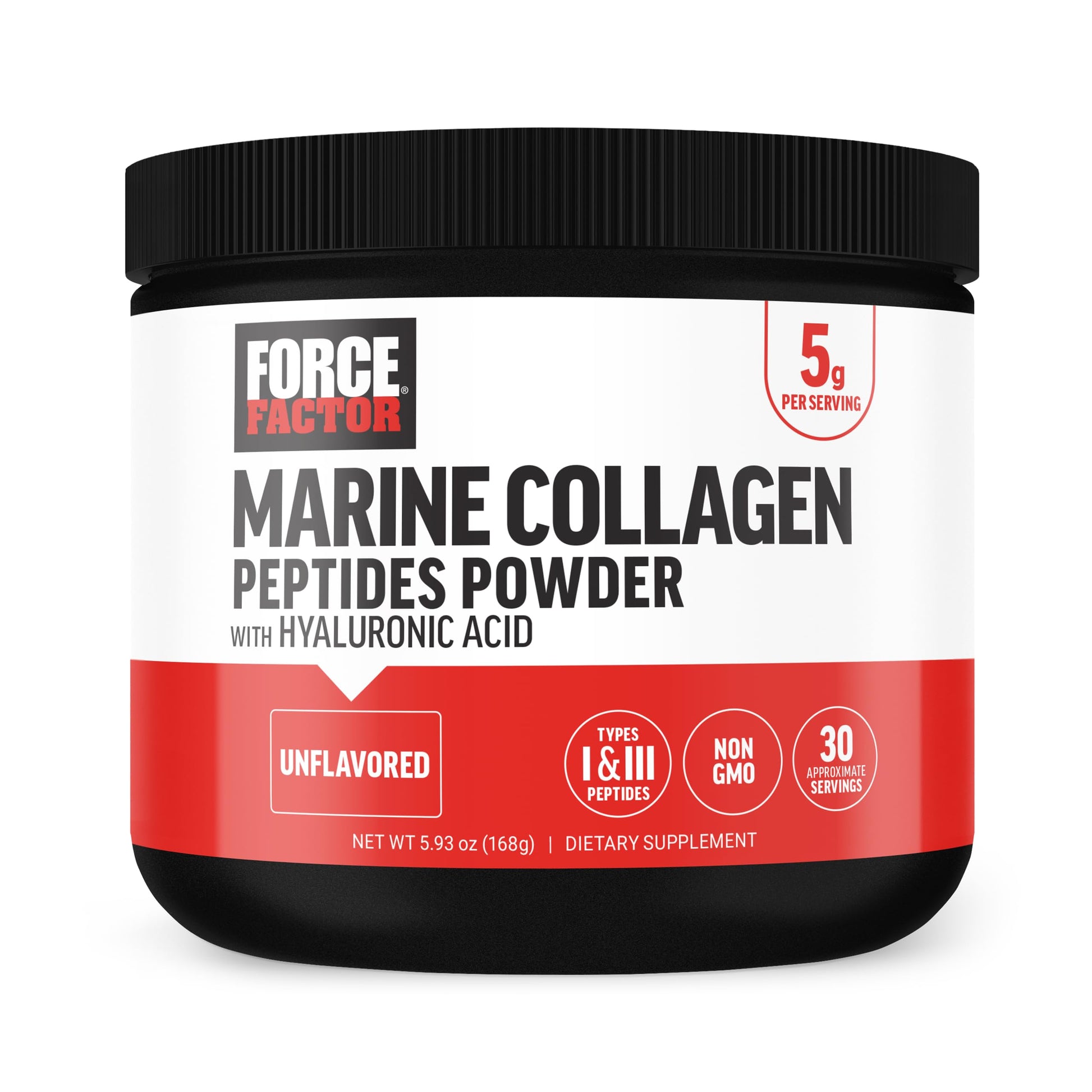 Force Factor Marine Collagen Powder 5.93 Ounce