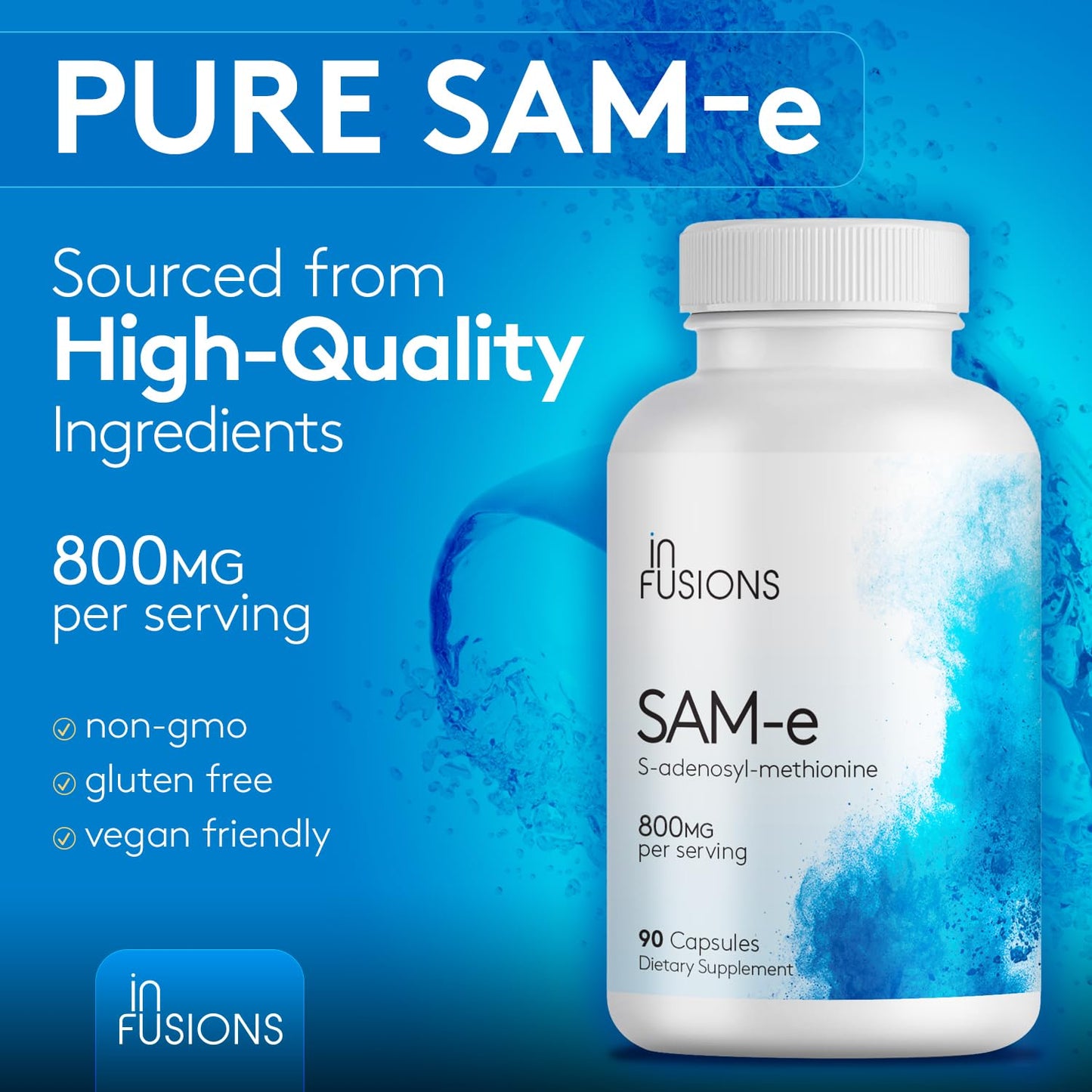 Infusions International SAM-e 800mg Capsules 90