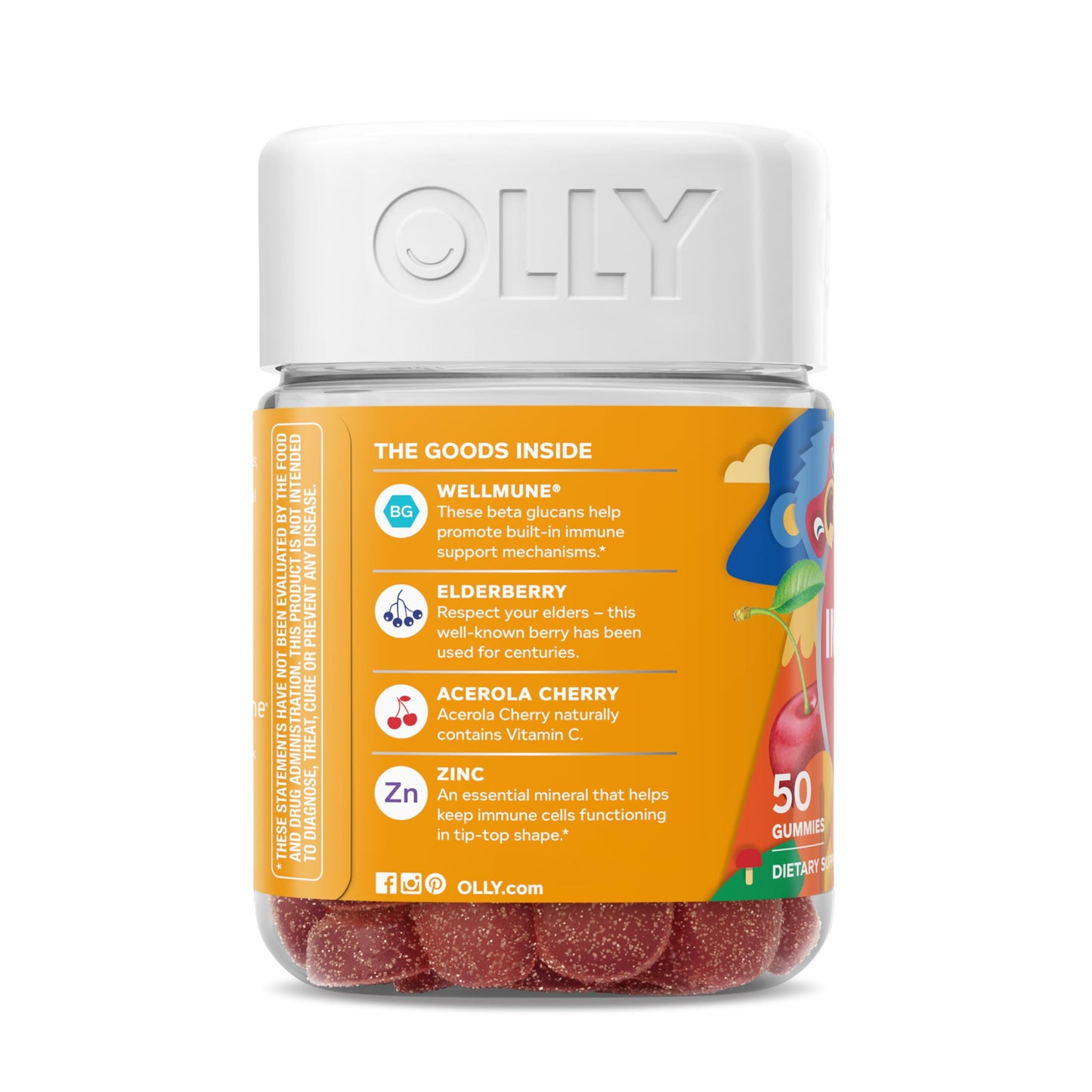 OLLY Kids Immunity Gummy 50 Count