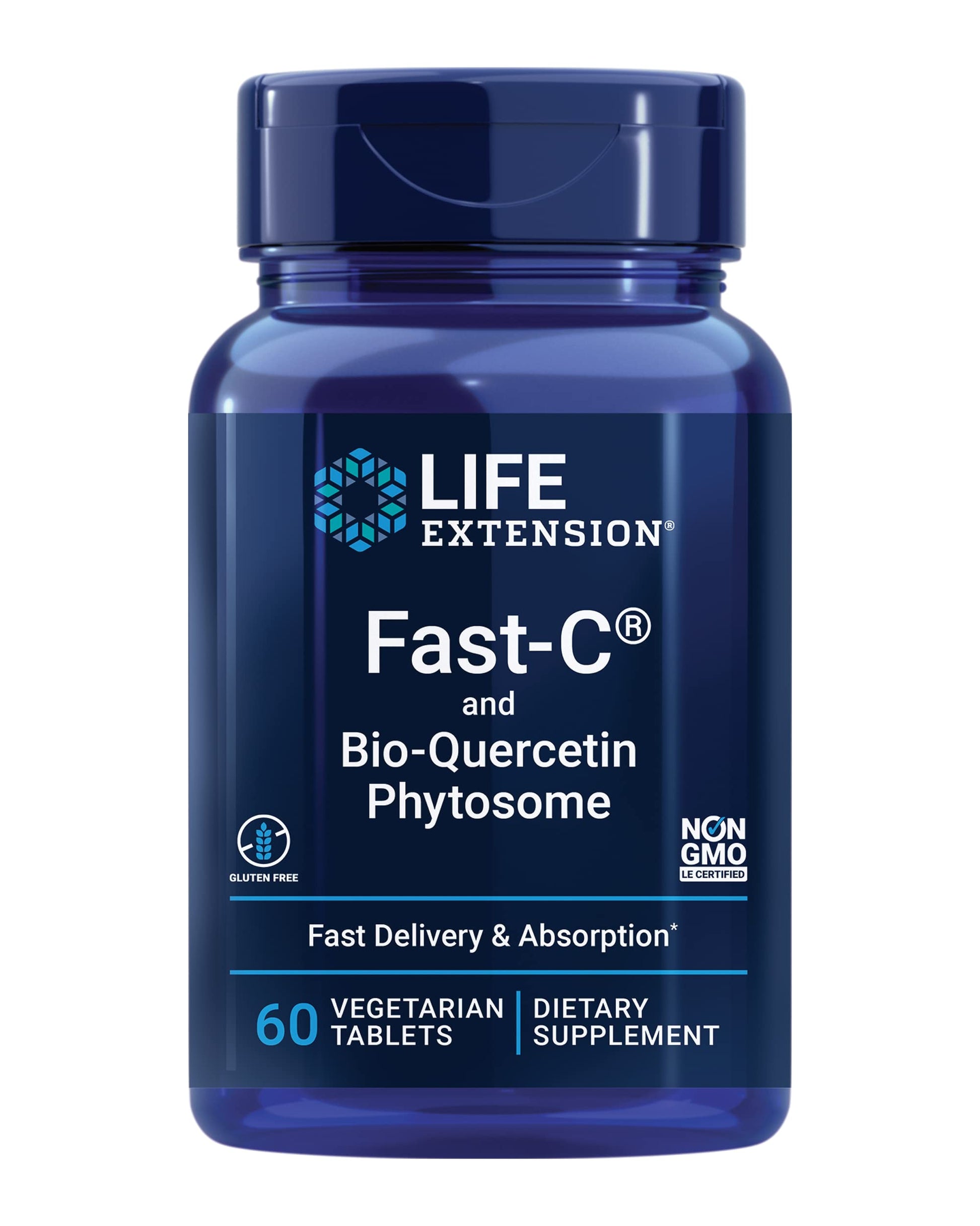 Life Extension Fast-C and Bio-Quercetin Tablets, 60 Tablets