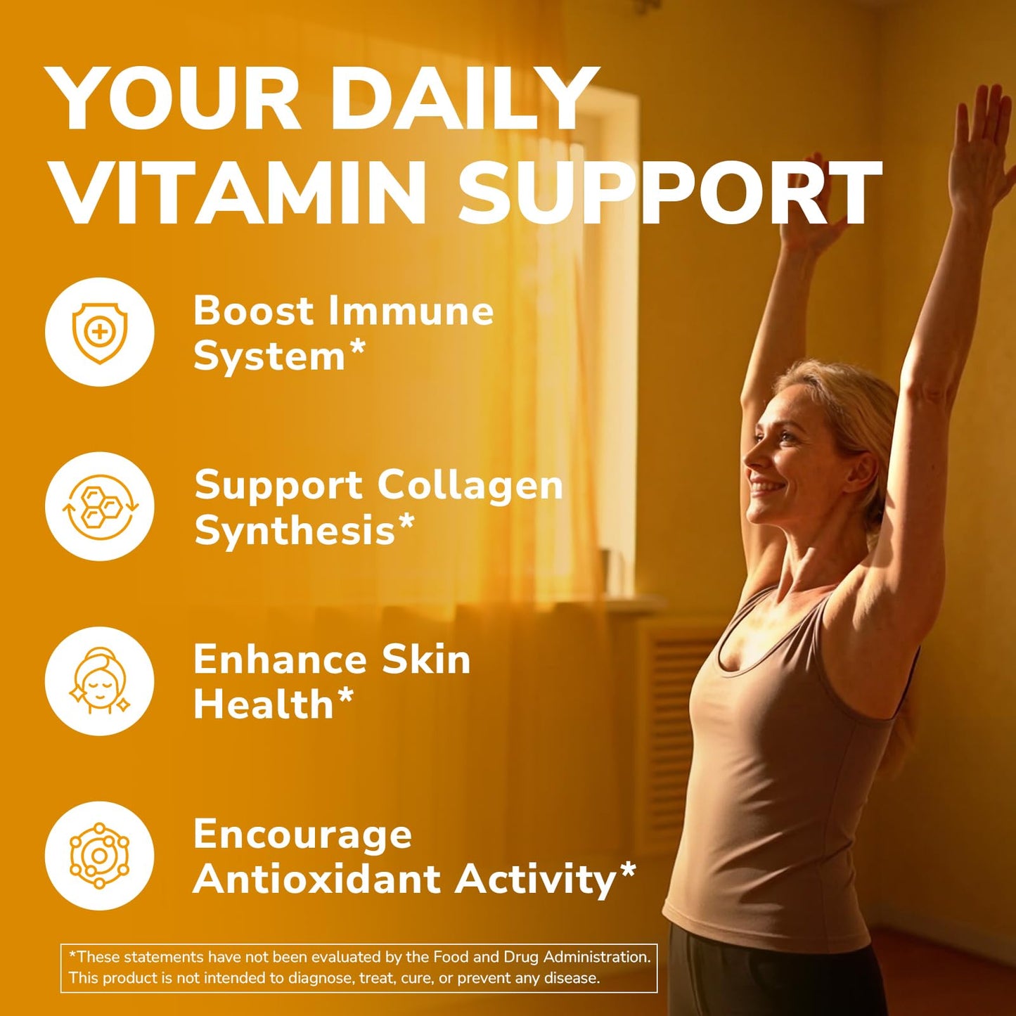 Vitalibre Vitamin C 1000mg Tablet, 240 Count
