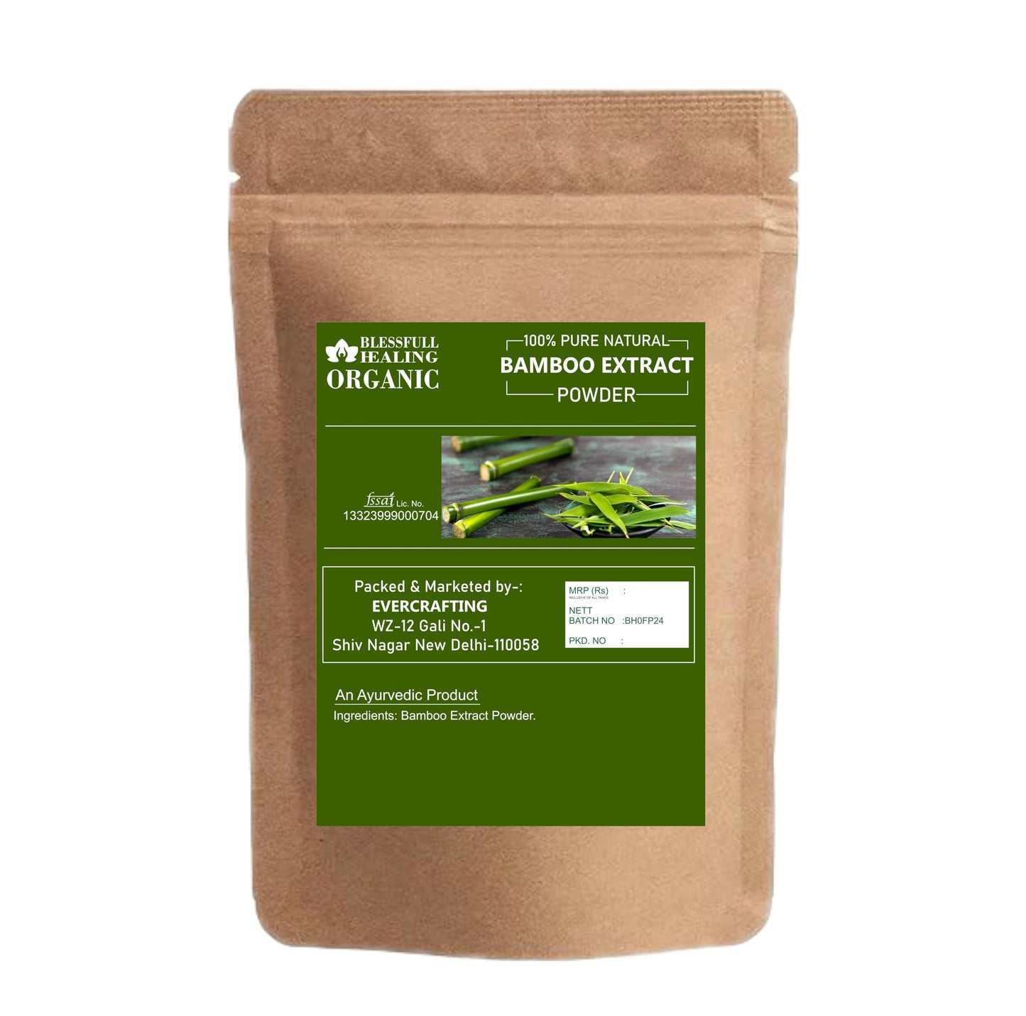 Blessfull Healing Organic Bamboo Extract Powder 10.58 oz