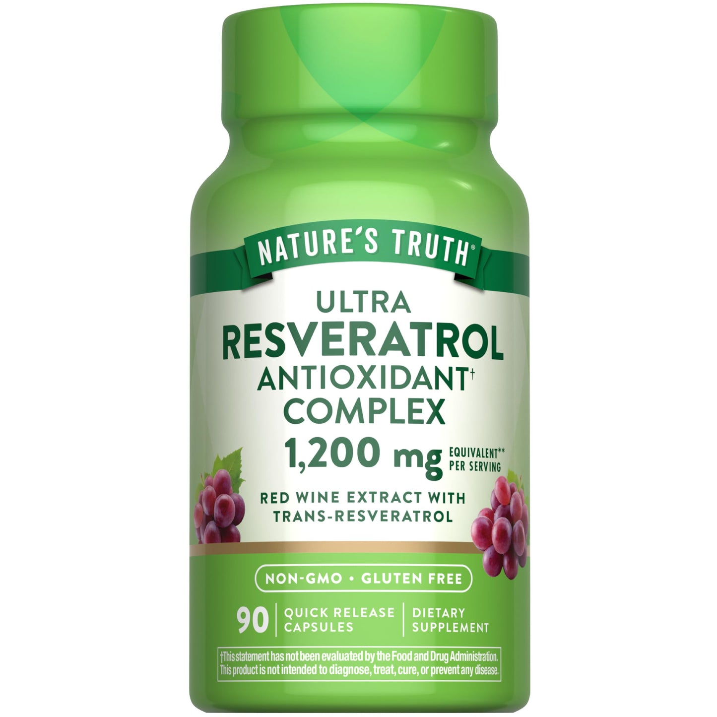 Nature's Truth Resveratrol Complex Capsules 90