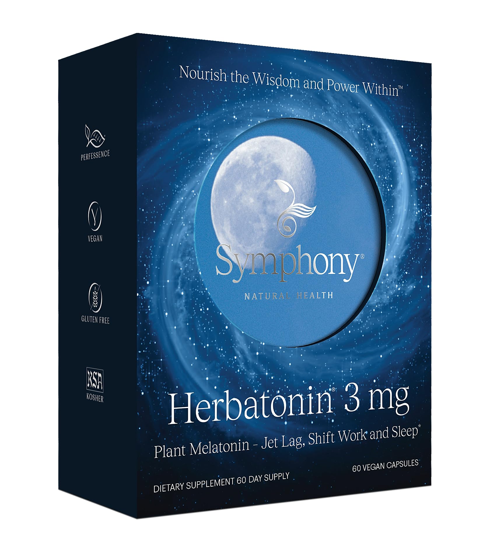 Natural Health International Herbatonin 3mg Capsules 60 Count