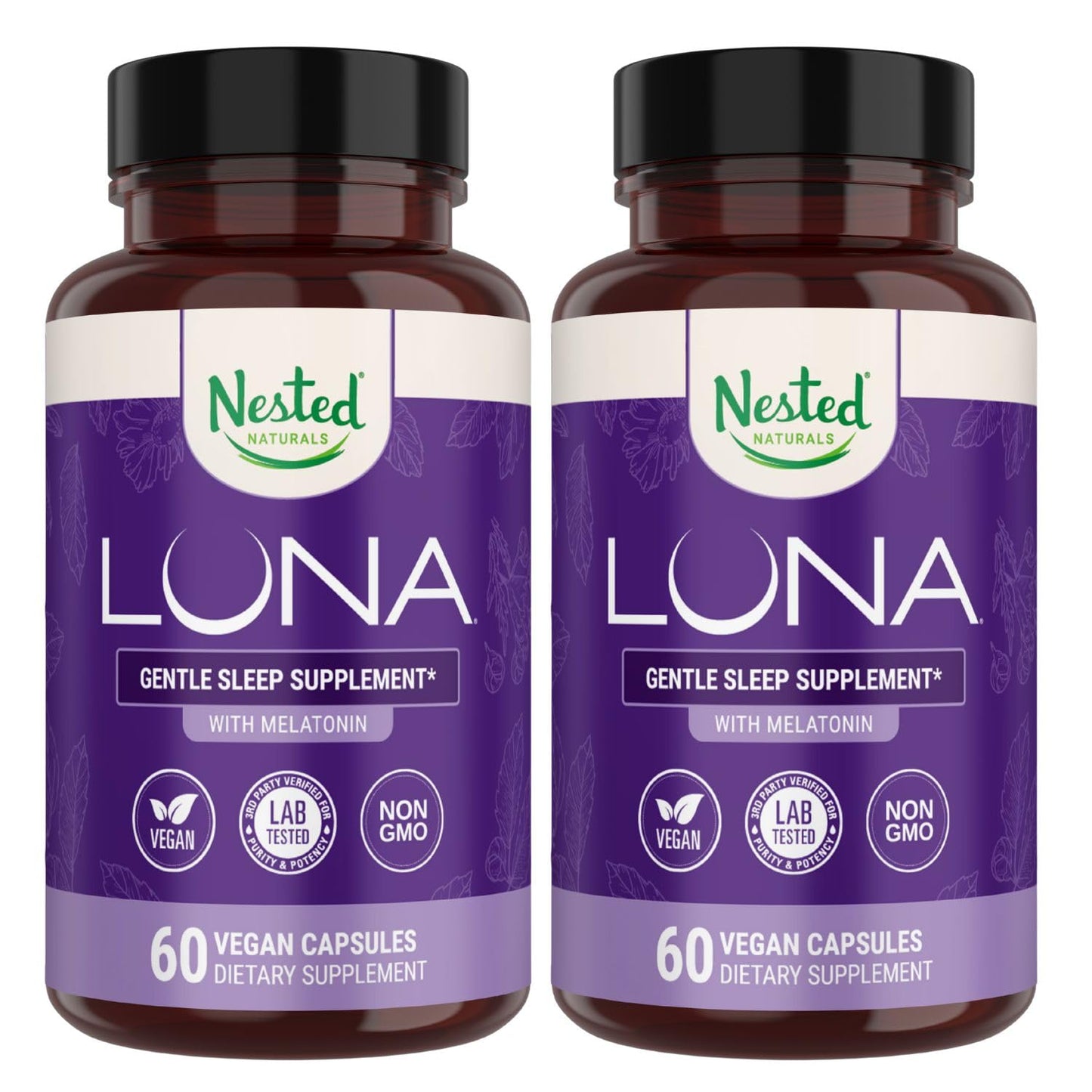 Nested Naturals Luna Sleep Aid 120 Capsules