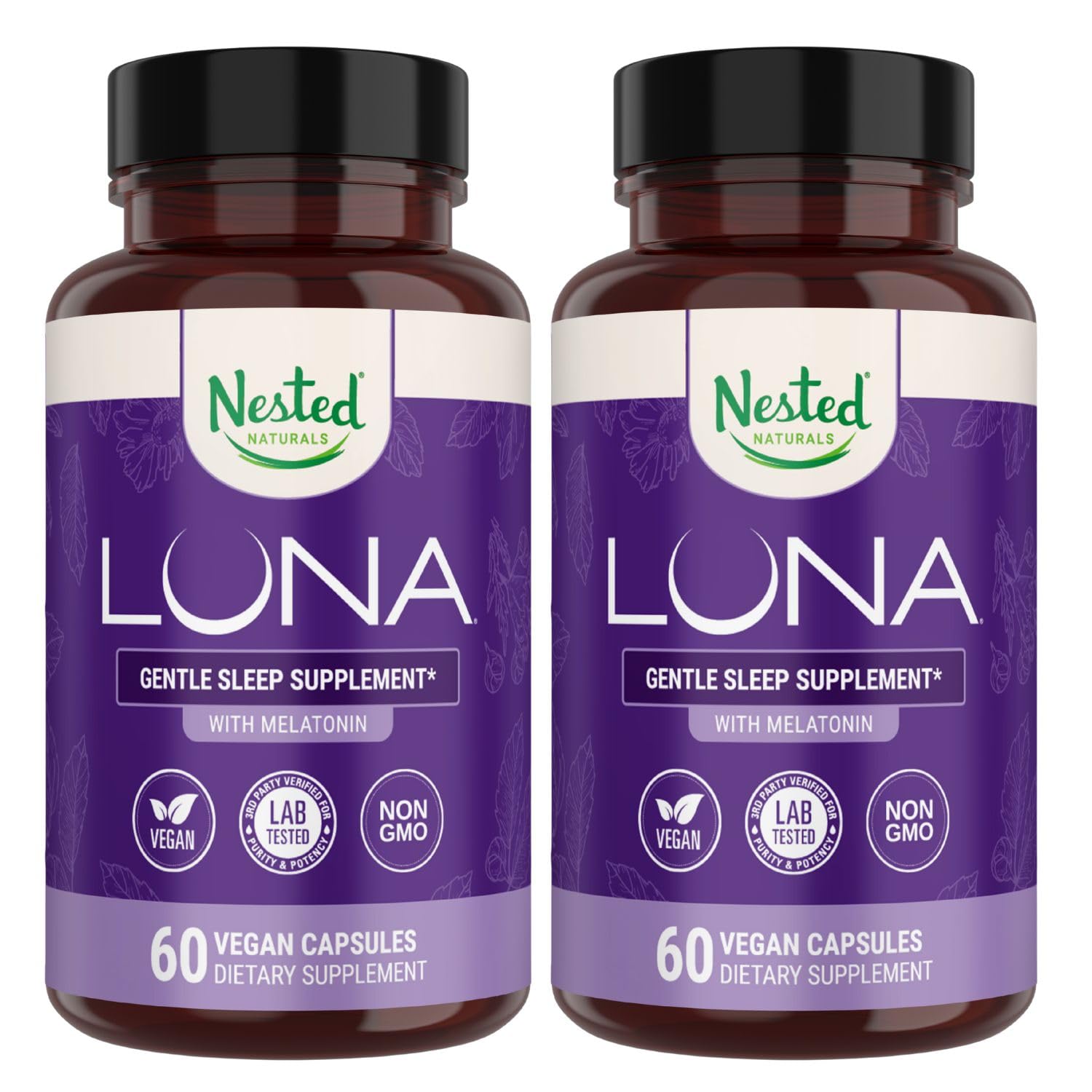Nested Naturals Luna Sleep Aid 120 Capsules