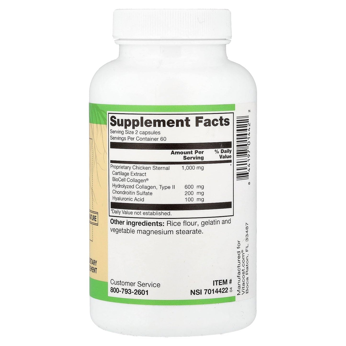 Vitacost Root2, BioCell Collagen® Capsules 120