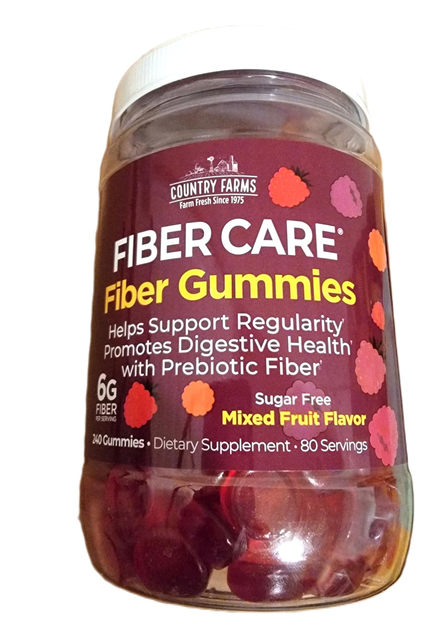Generic Country-Farm Fiber Care Gummies, 240 Count