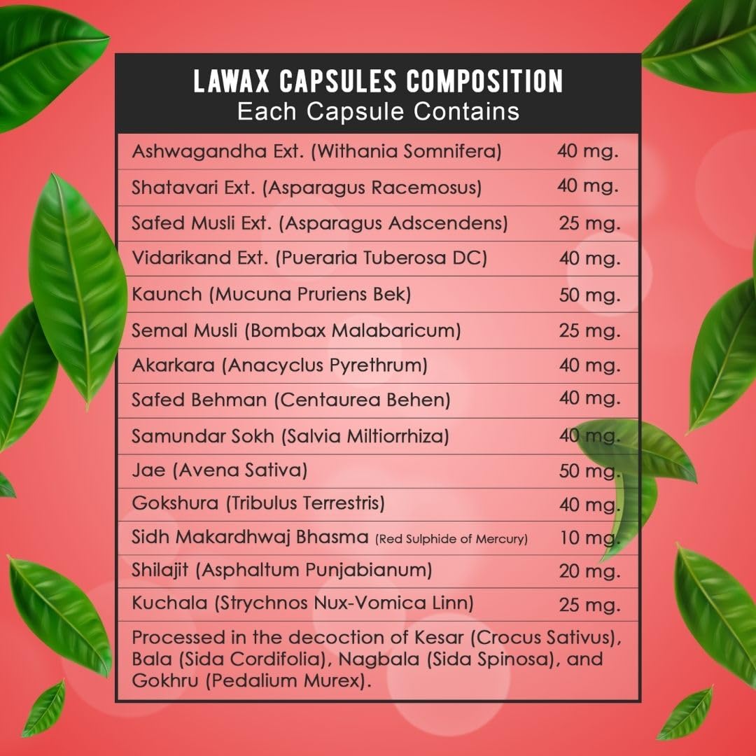 Ayush Remedies Lawax Capsules, 60 Capsules