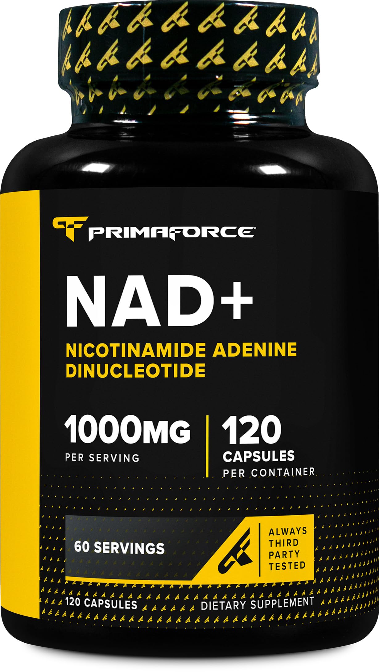 Primaforce NAD+ Nicotinamide Supplement (1,000mg) 120 Capsules