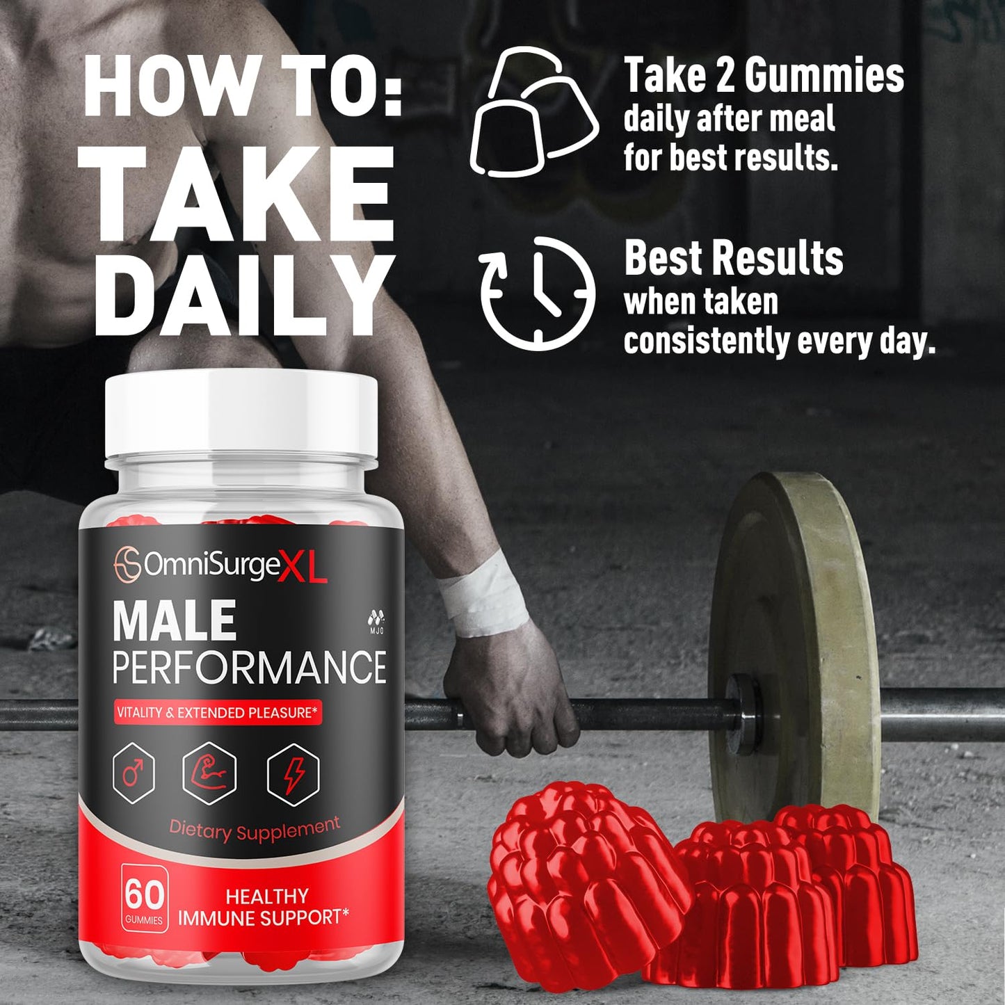 MJO OmniSurge XL Gummies 180 Gummies