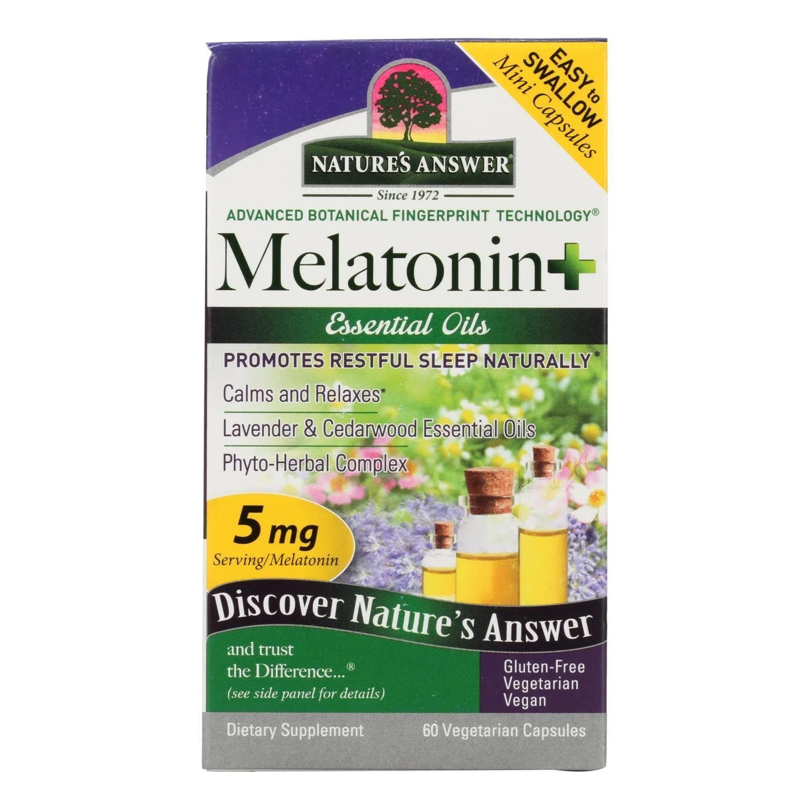 Nature's Answer Melatonin+ 60 Capsules