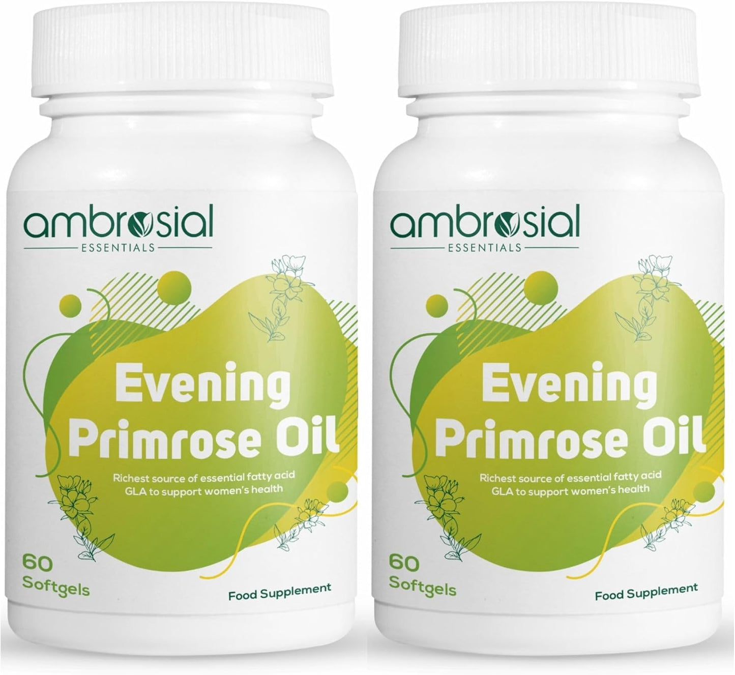 AMBROSIAL Evening Primrose Oil 1000mg Capsule, 120 Capsules
