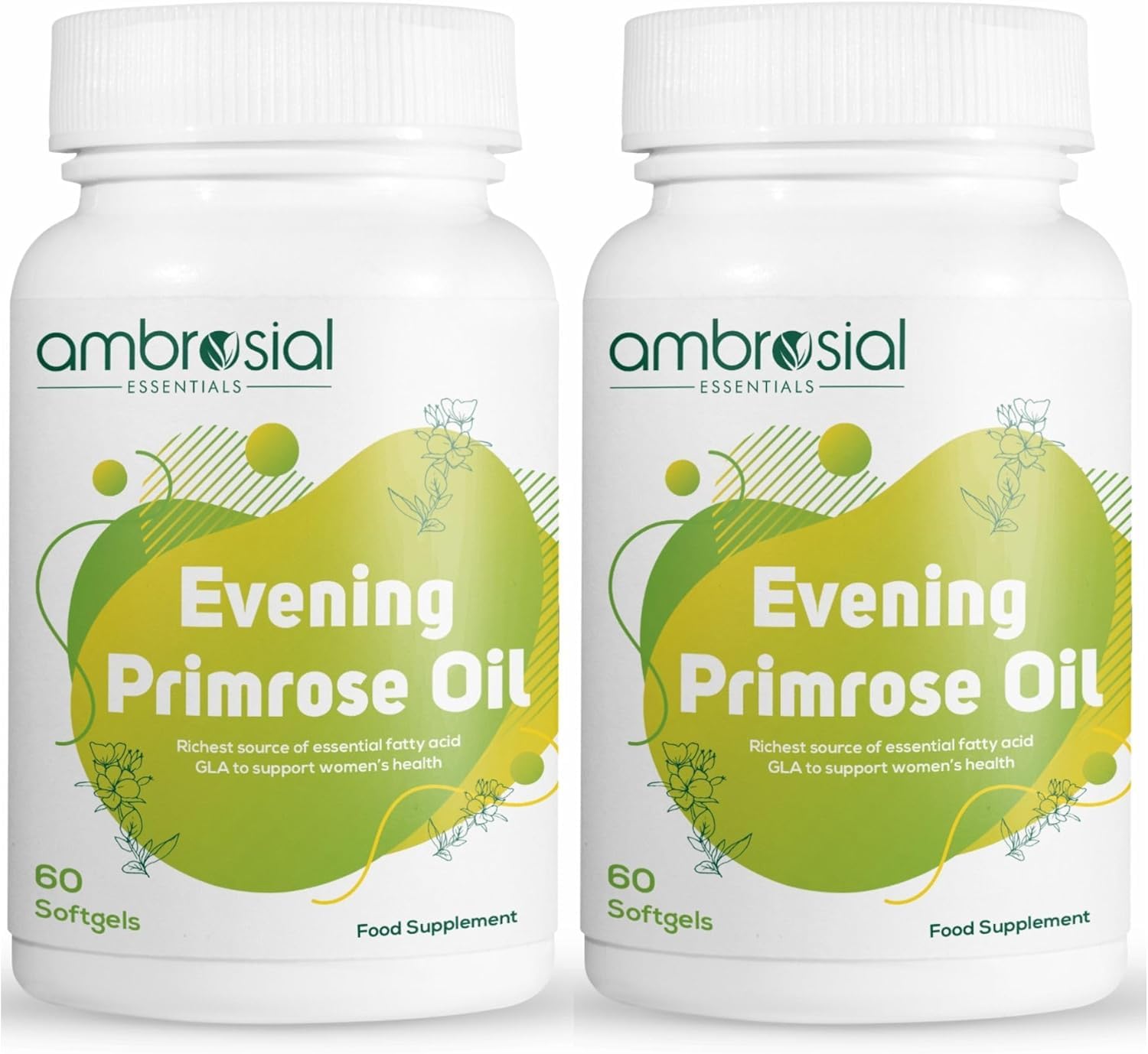 AMBROSIAL Evening Primrose Oil 1000mg Capsule, 120 Capsules