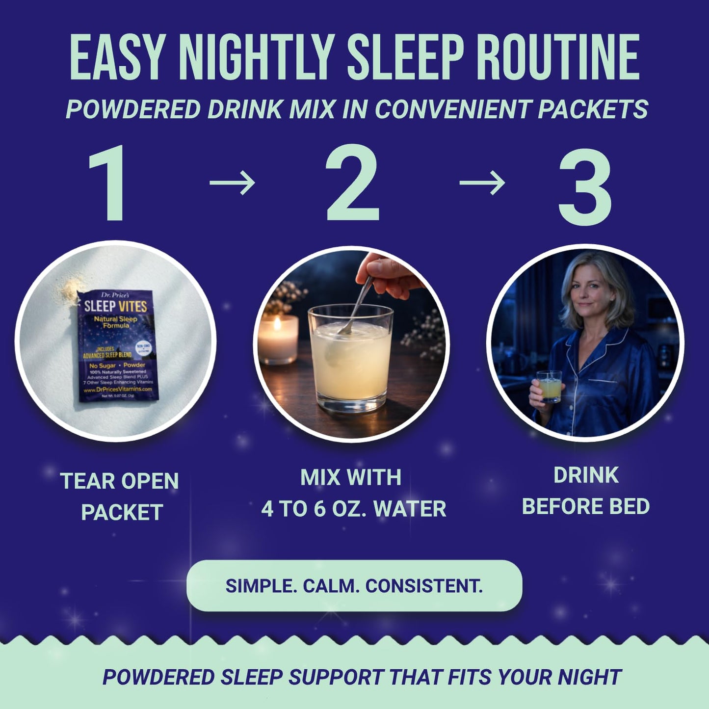 Dr. Price's Vitamins Natural Sleep Aid Sleep Powder 30 Count